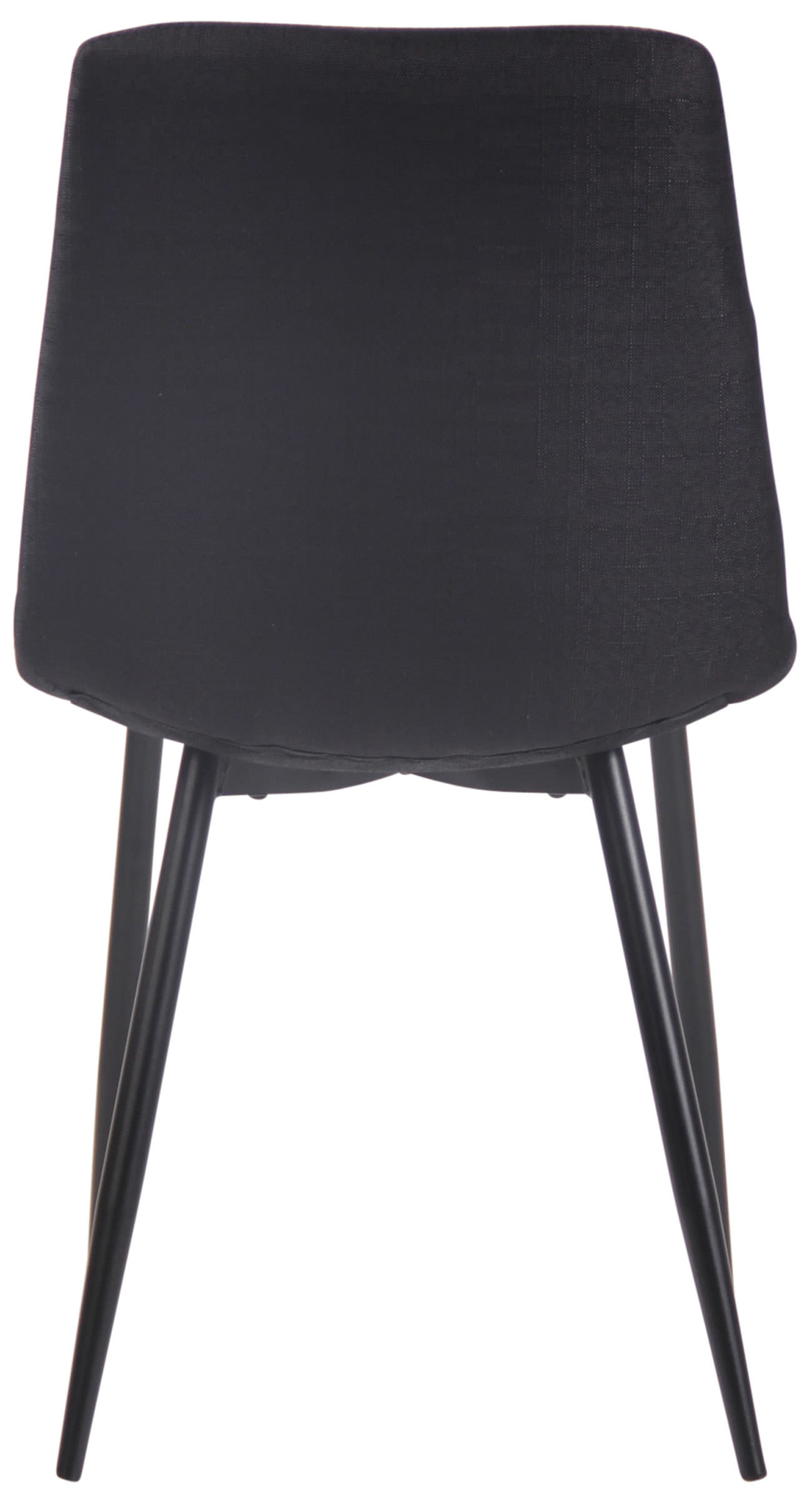 Juego de 4 sillas de comedor Telde tapizadas en tela