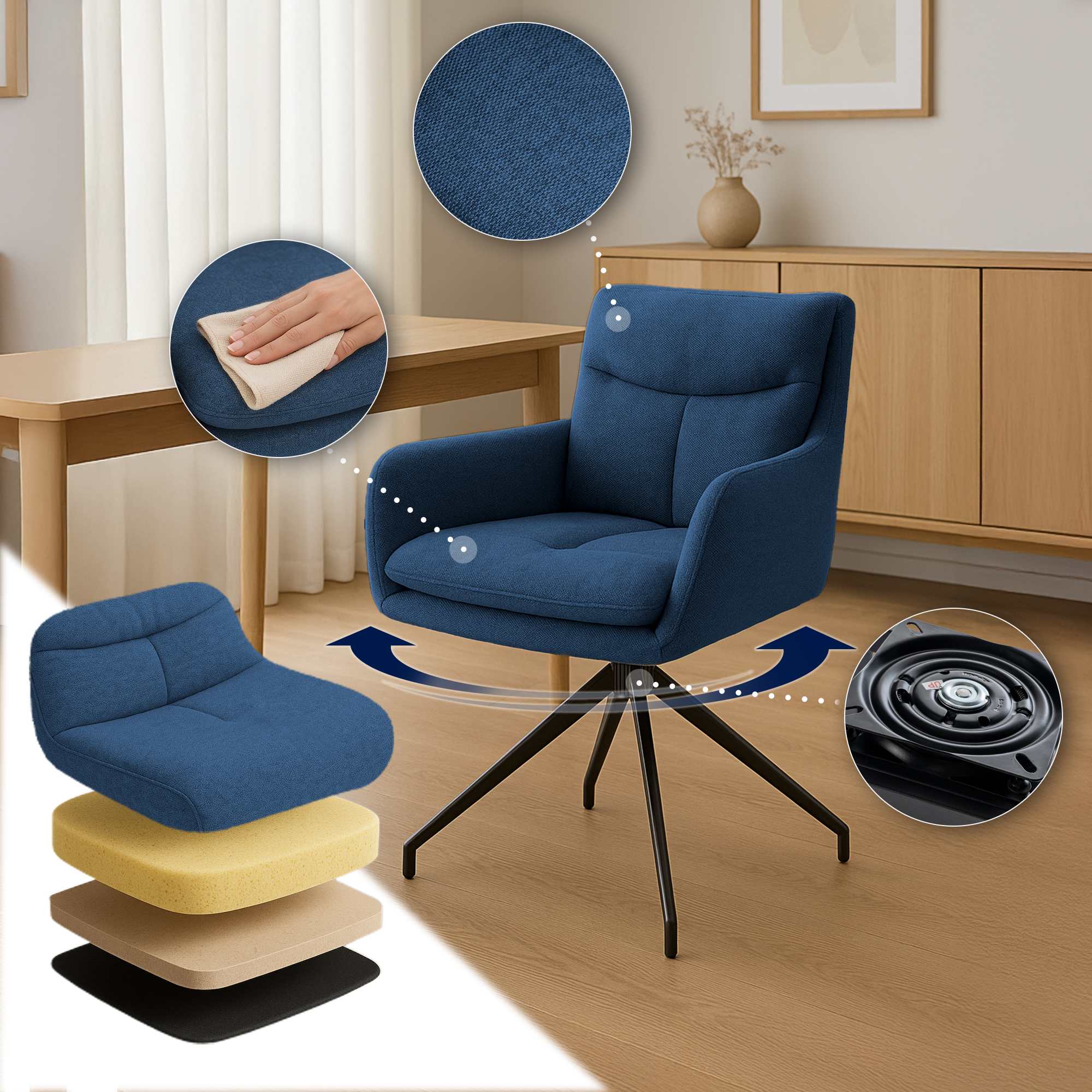Tela para silla de comedor Somers