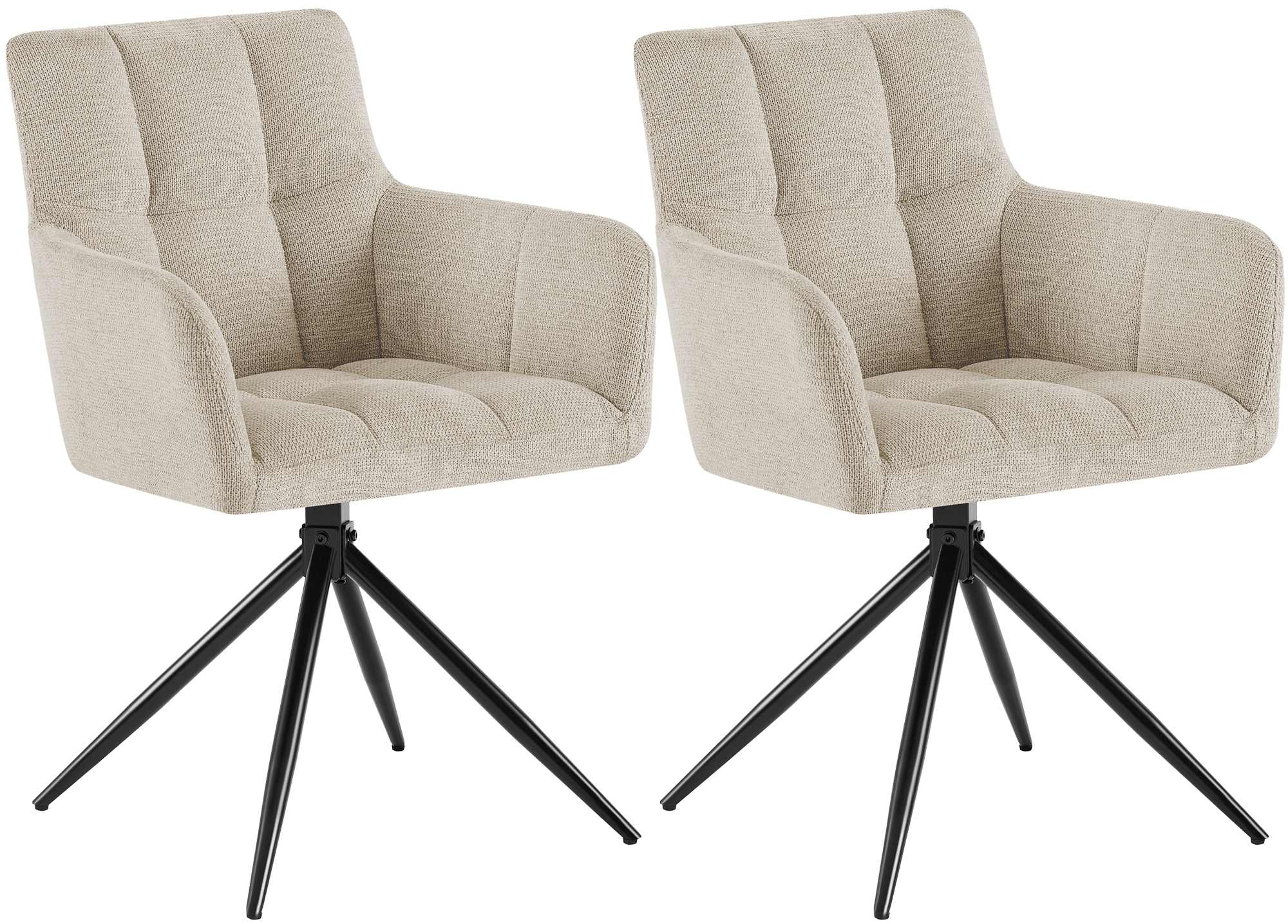 Juego de 2 sillas de comedor Jonah Tela