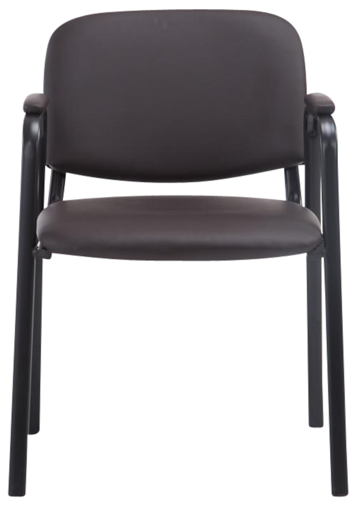 Set de 4 sillas apilables Ken Pro de piel sintética