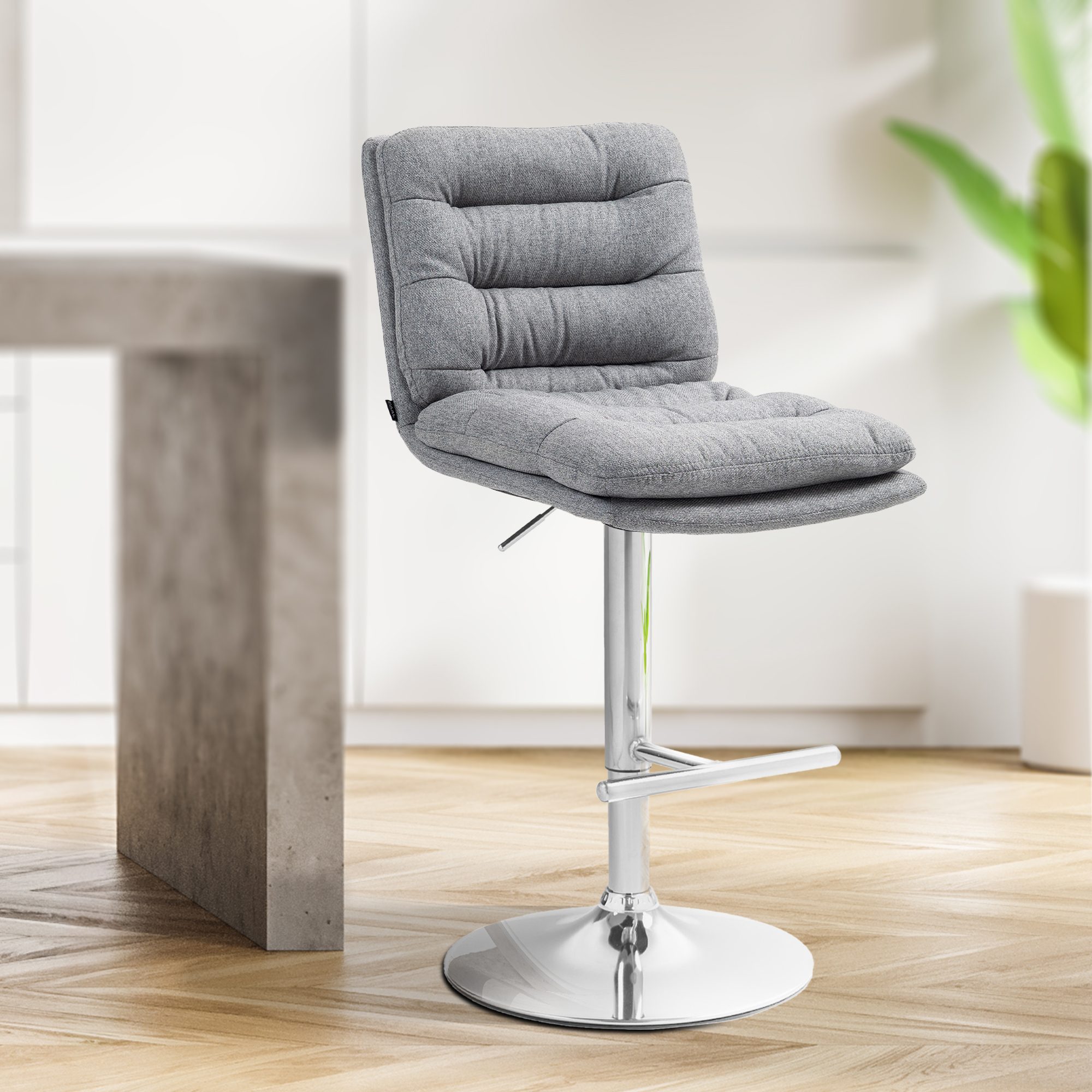 Taburete de bar Damar en tela