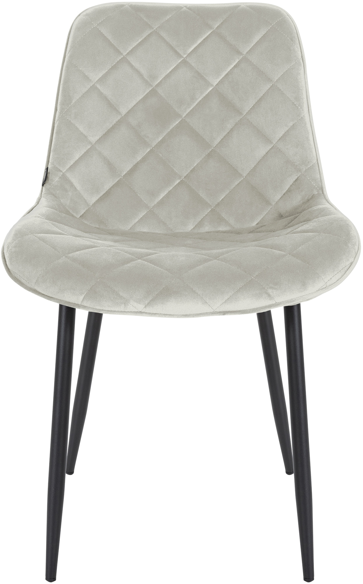Set de 4 sillas de comedor Springs en terciopelo