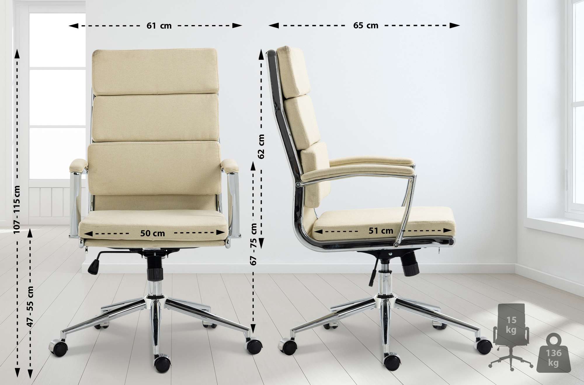 Silla de oficina Cleveland