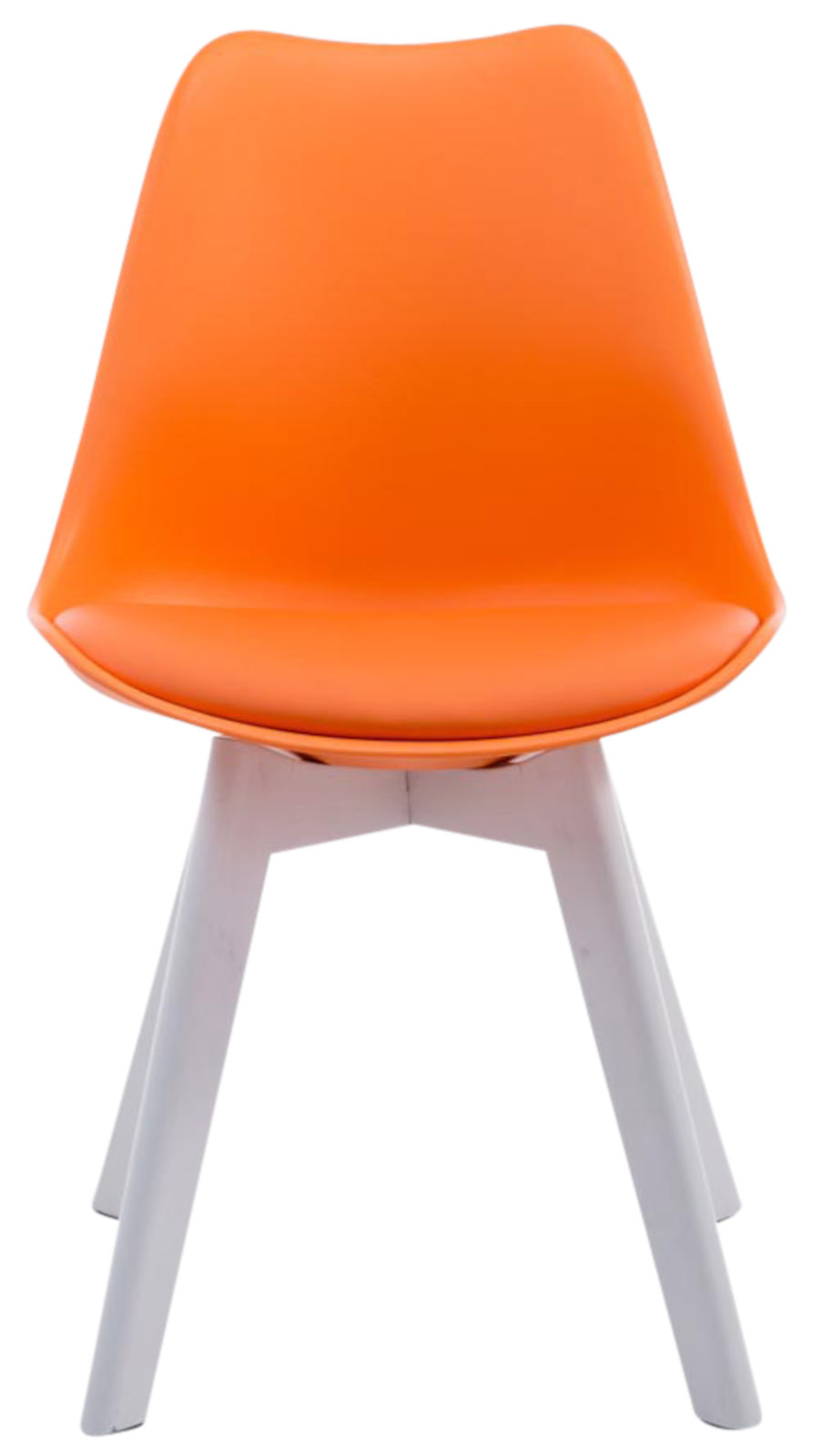 Set de 4 sillas de comedor Borneo en polipiel