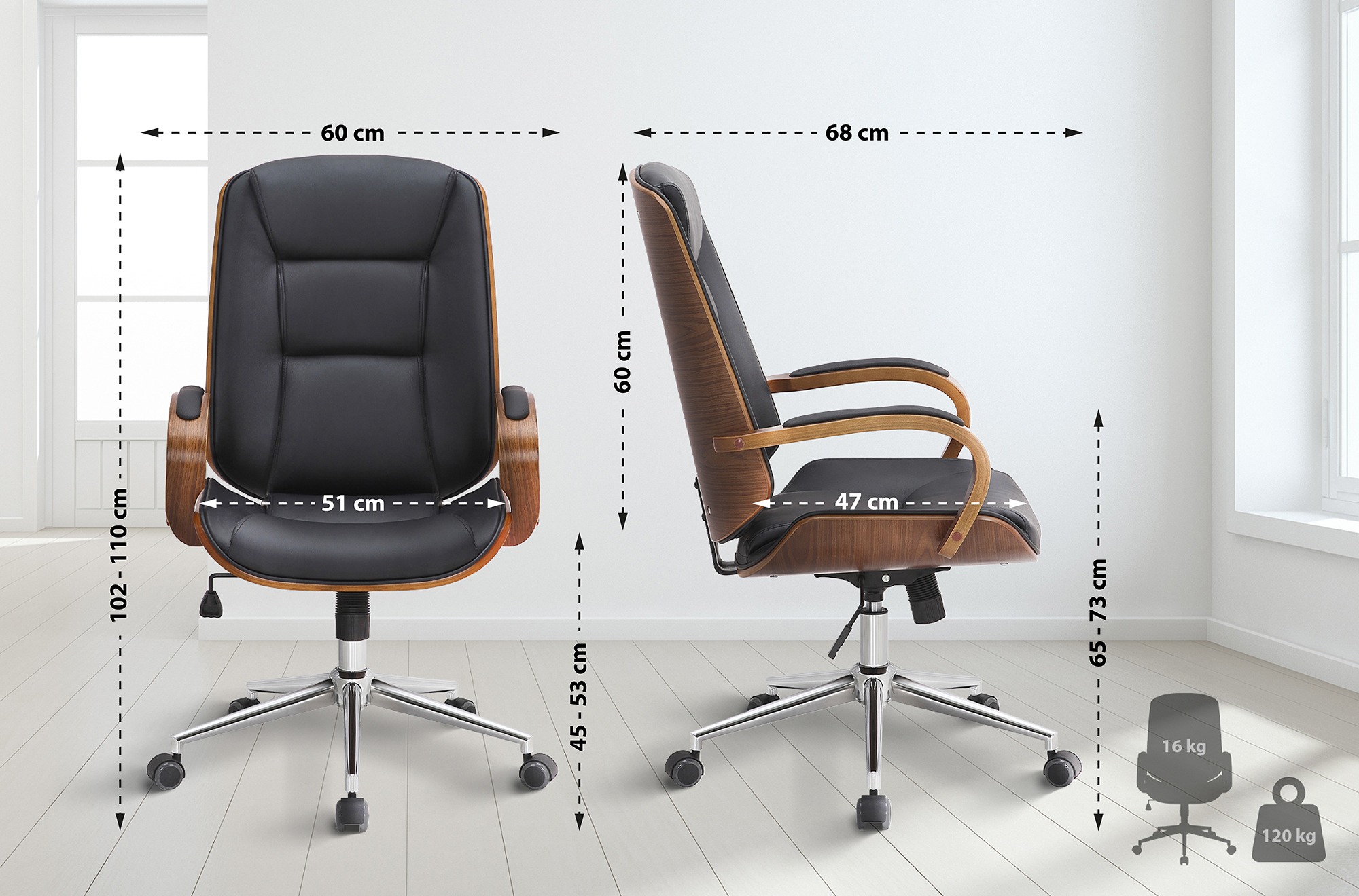 Silla de oficina Yankton