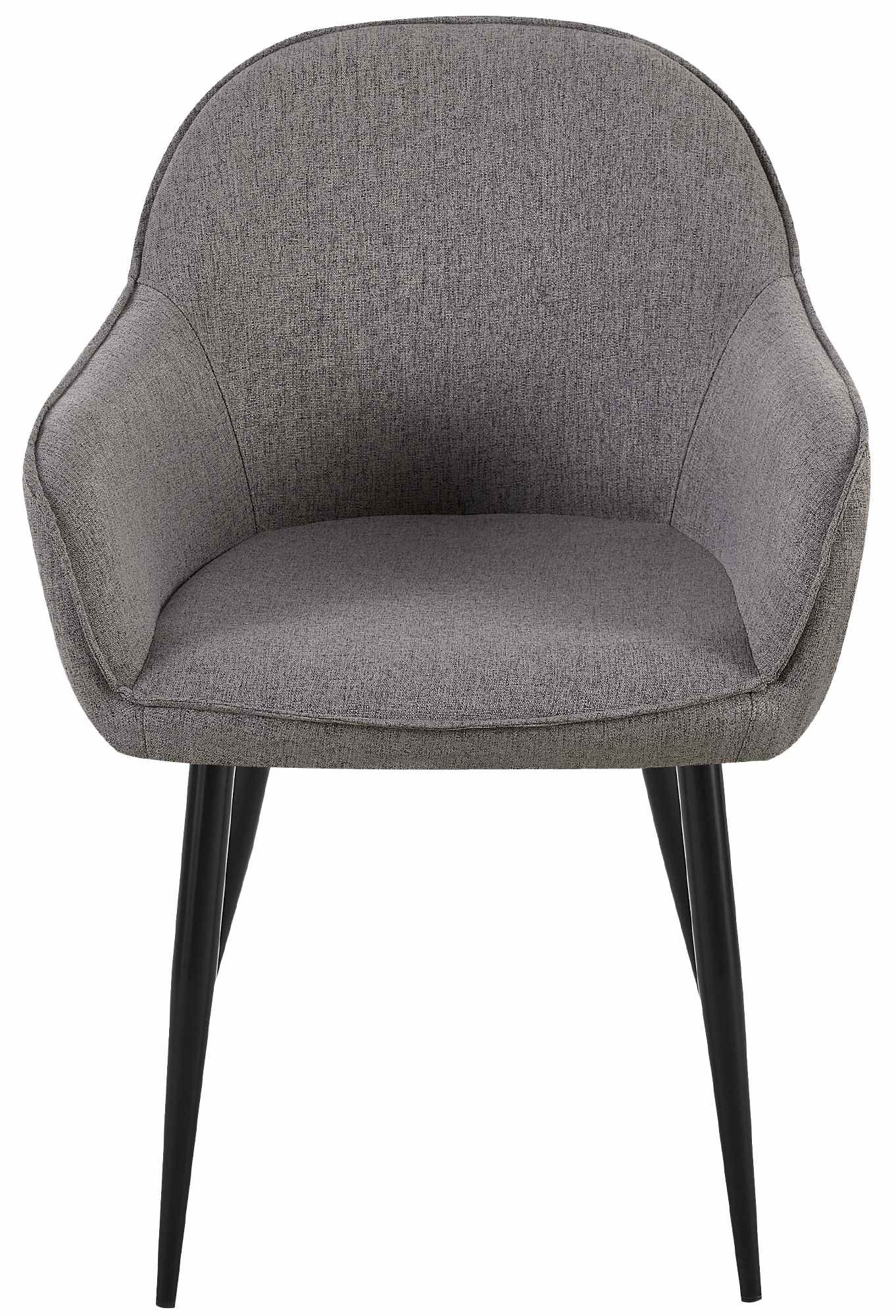 Silla de comedor Boise tapizada en tela