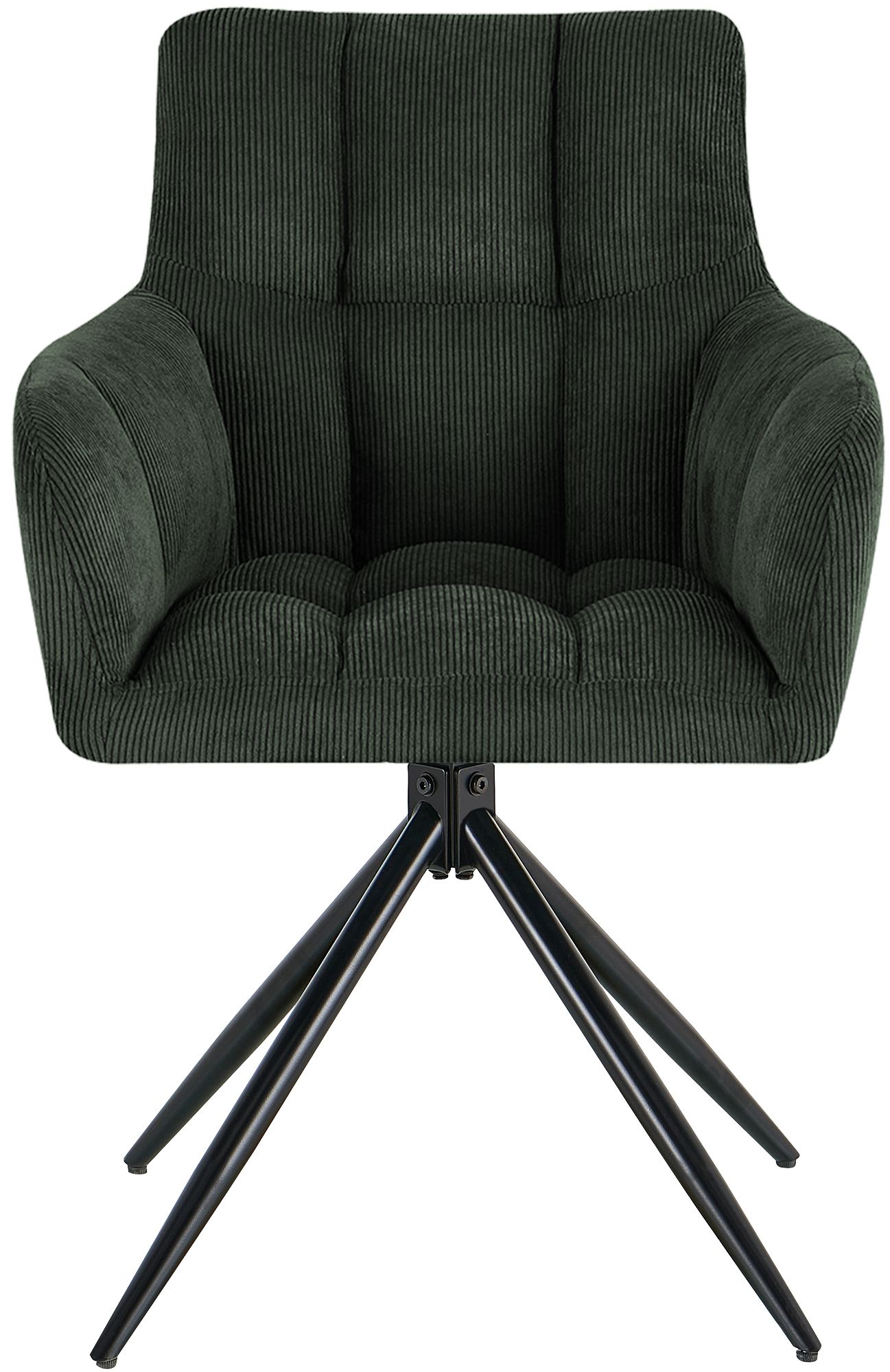 Silla de comedor Jonah de pana