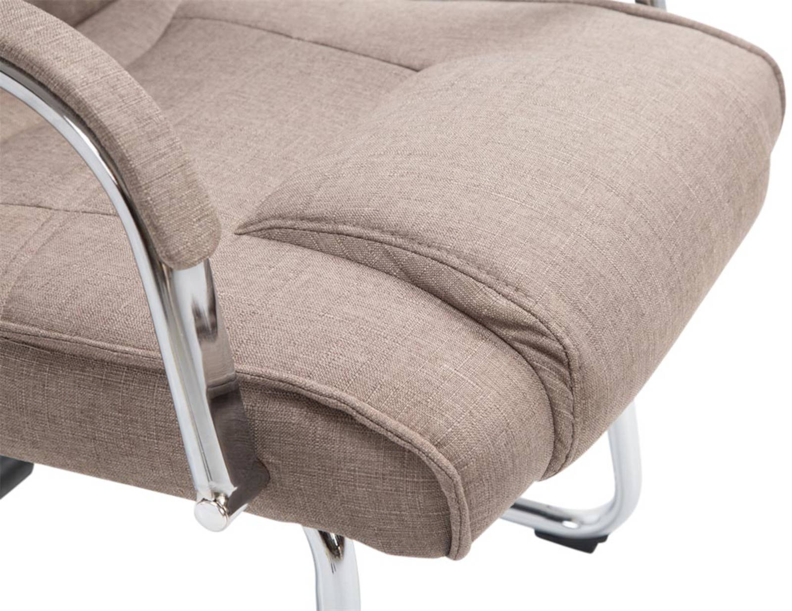 Set de 2 sillas cantilever XXL Attila en tela