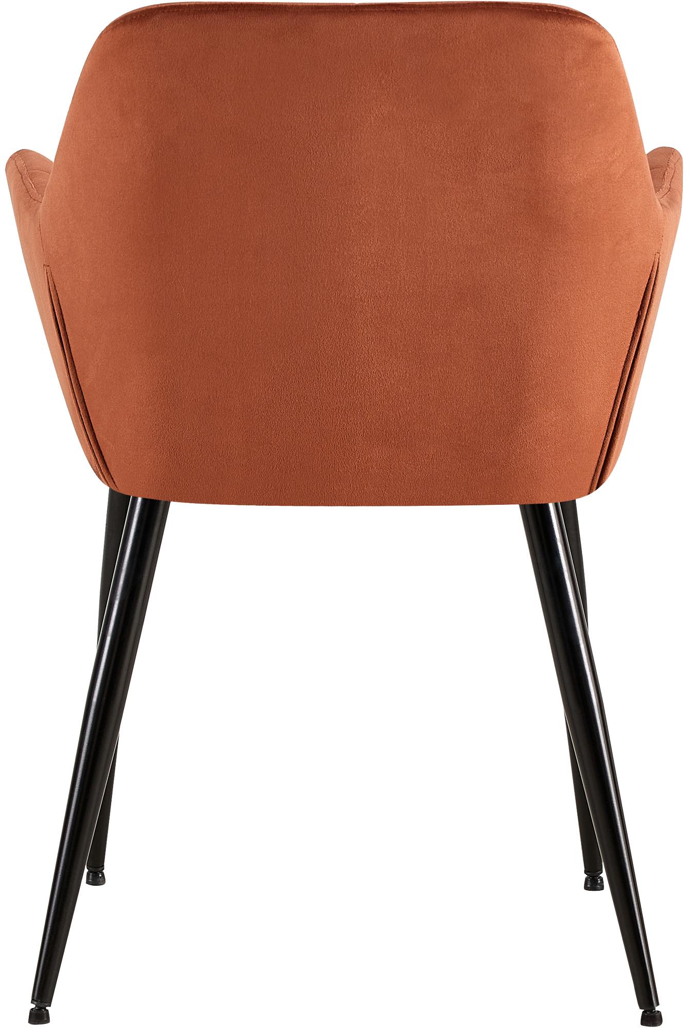 Silla de salón Emia en terciopelo