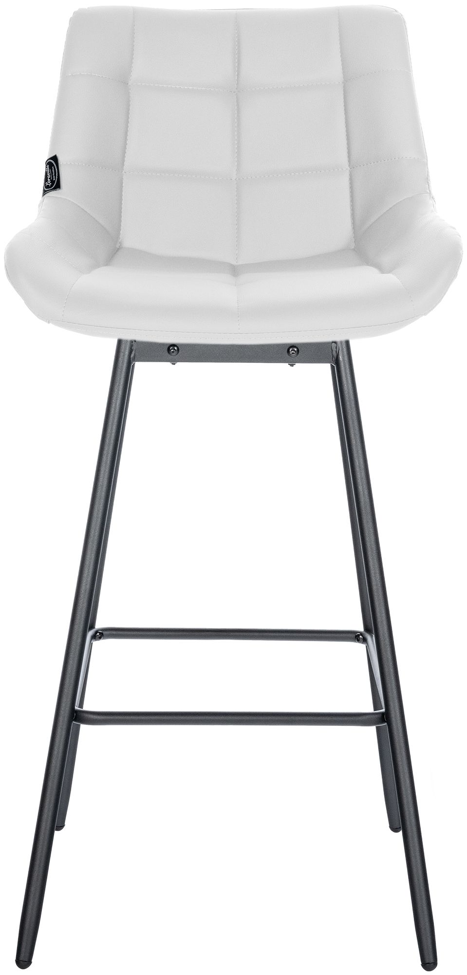 Taburete de Bar Weston Giratorio 180 grados | Taburete Alto con Respaldo y Asiento Acolchado