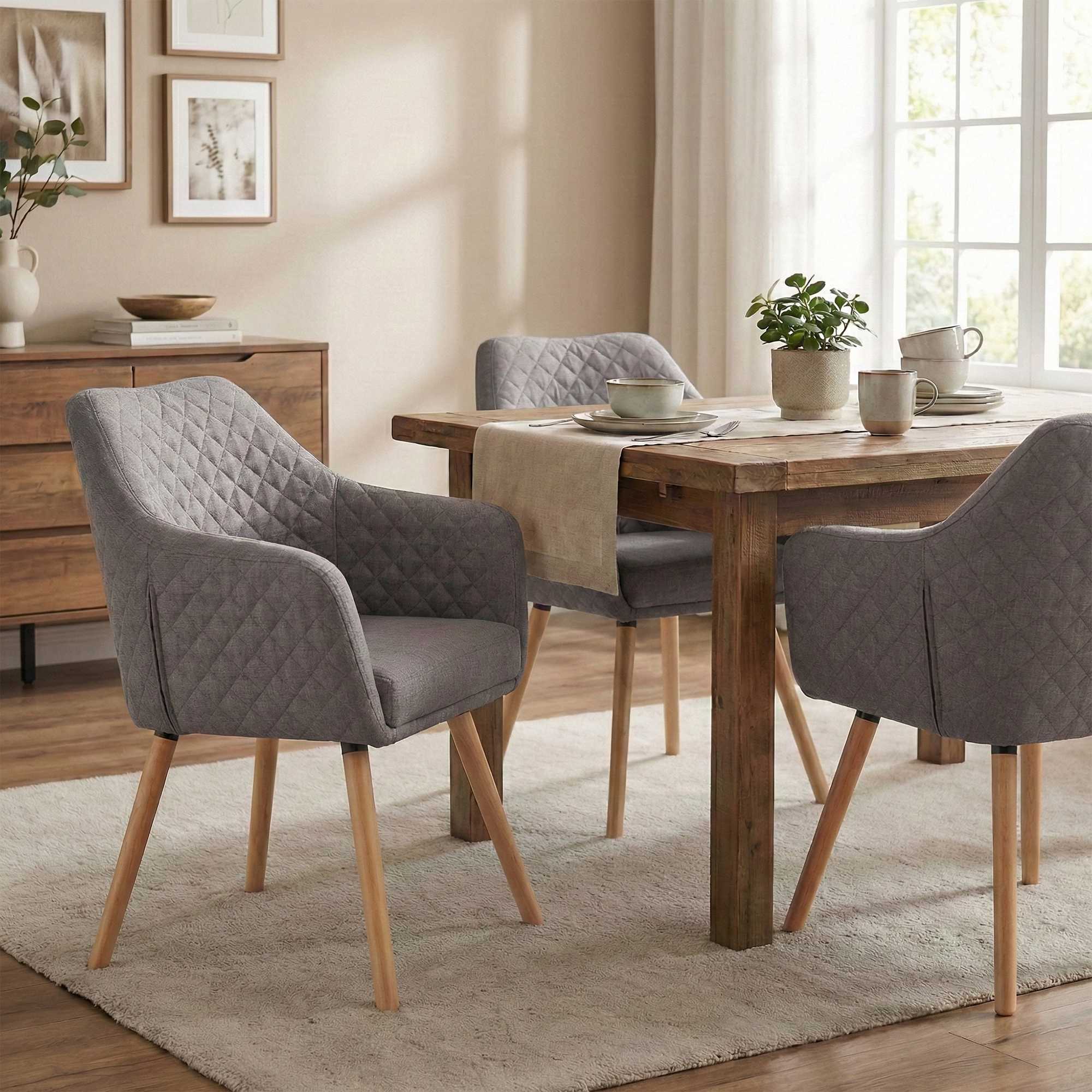 Silla de comedor Gent tela