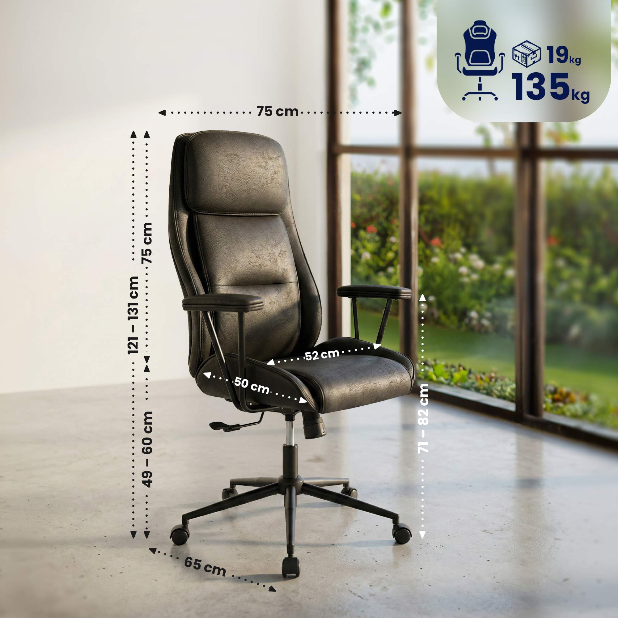 Silla de oficina Siddar