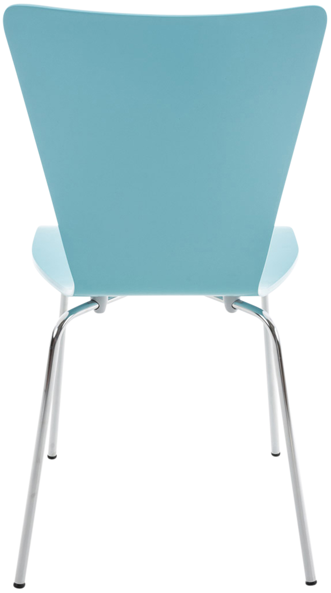 Silla Apilable Aaron Azul claro
