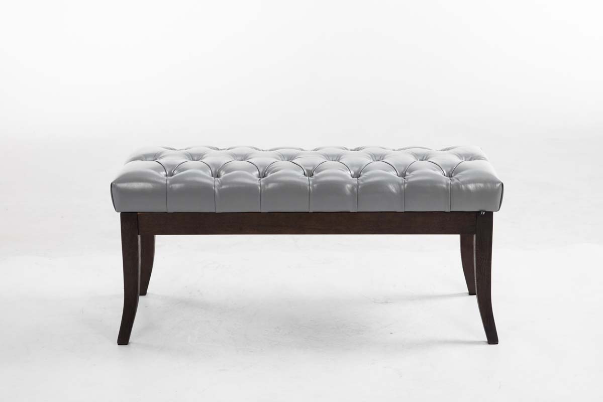 Taburete Recibidor Ramses En Madera Oscura