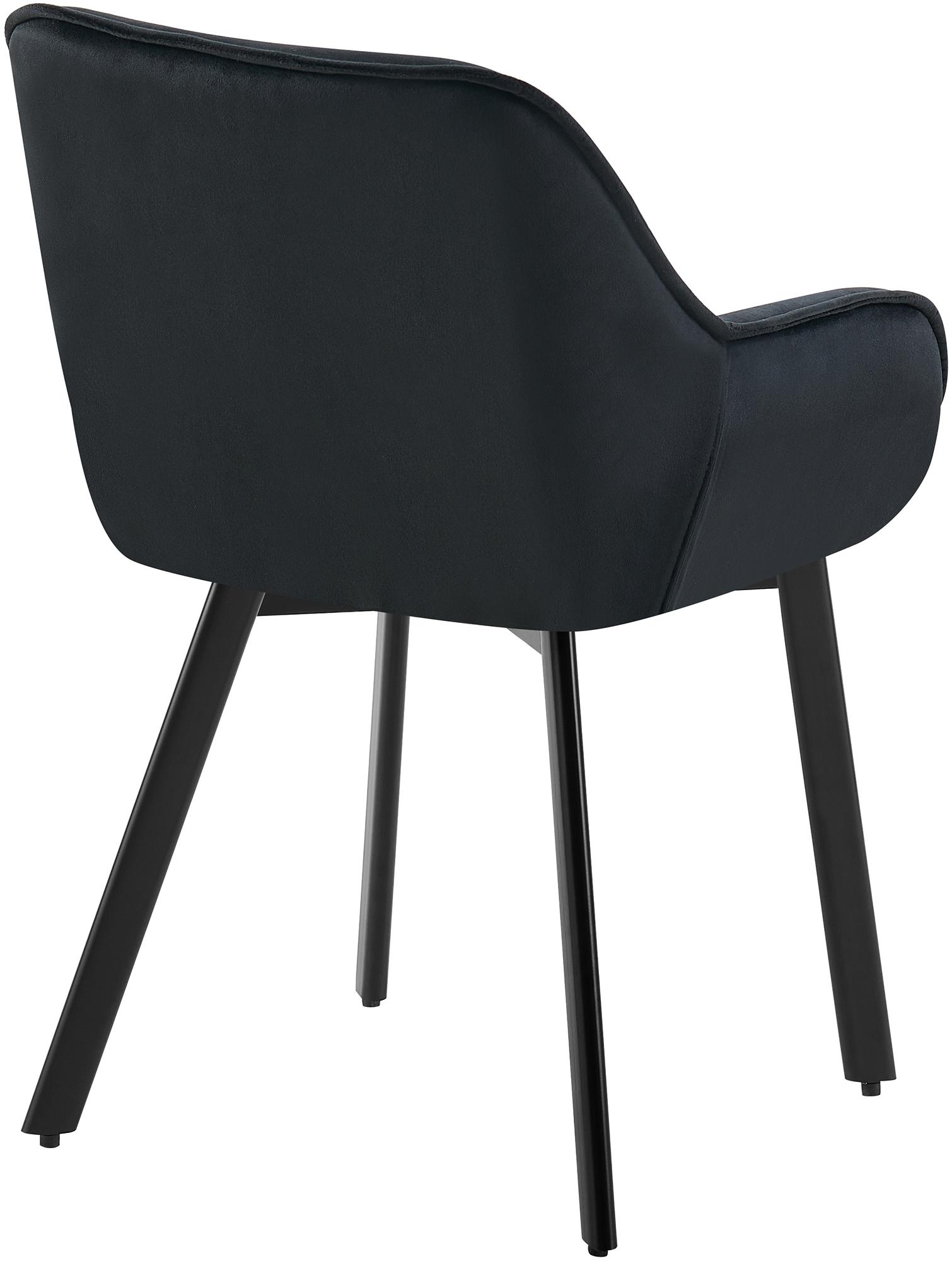 Juego de 2 Sillas de Comedor Antigo Giratorias de Terciopelo