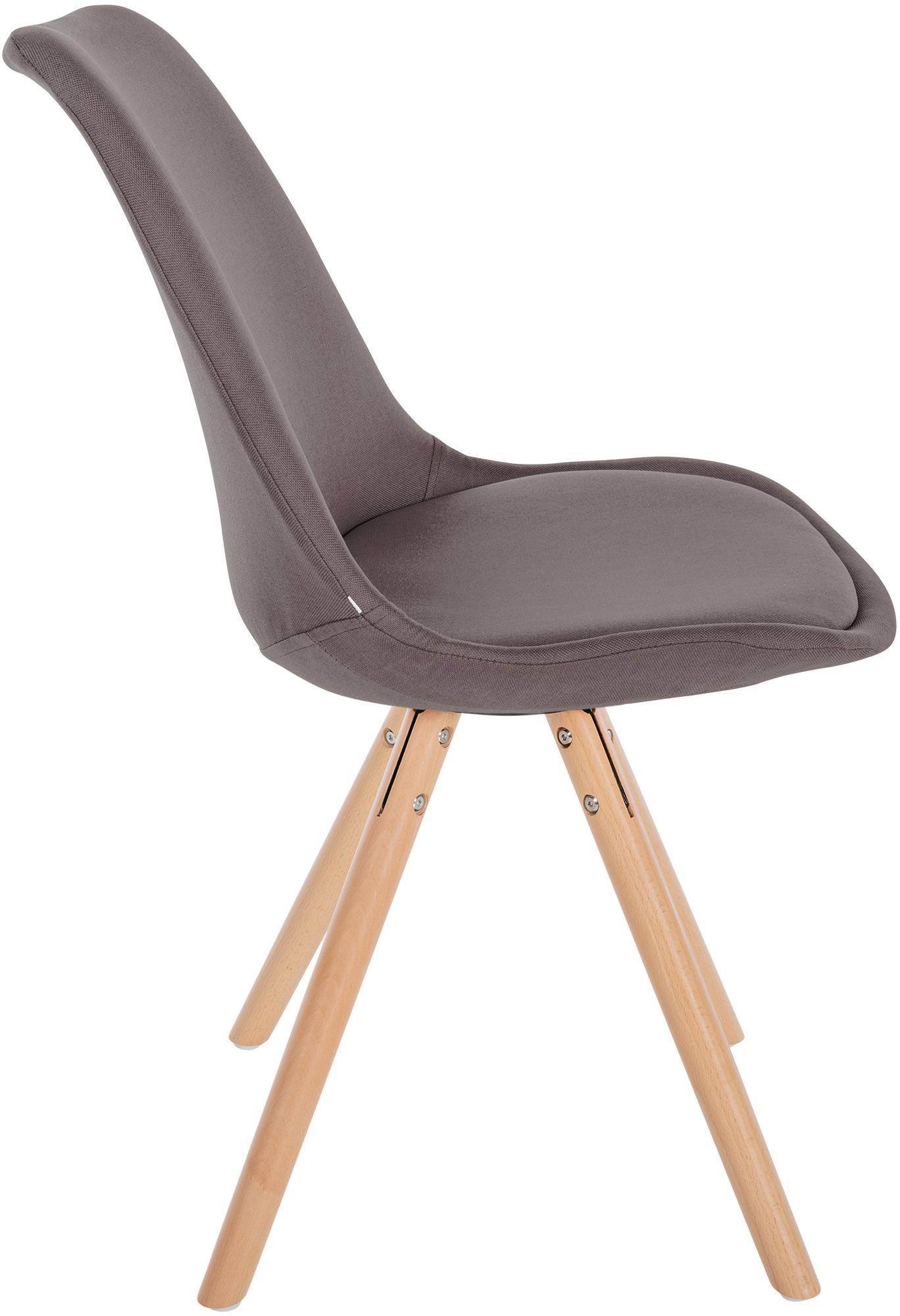 Silla de salón Sofia tapizada en tela