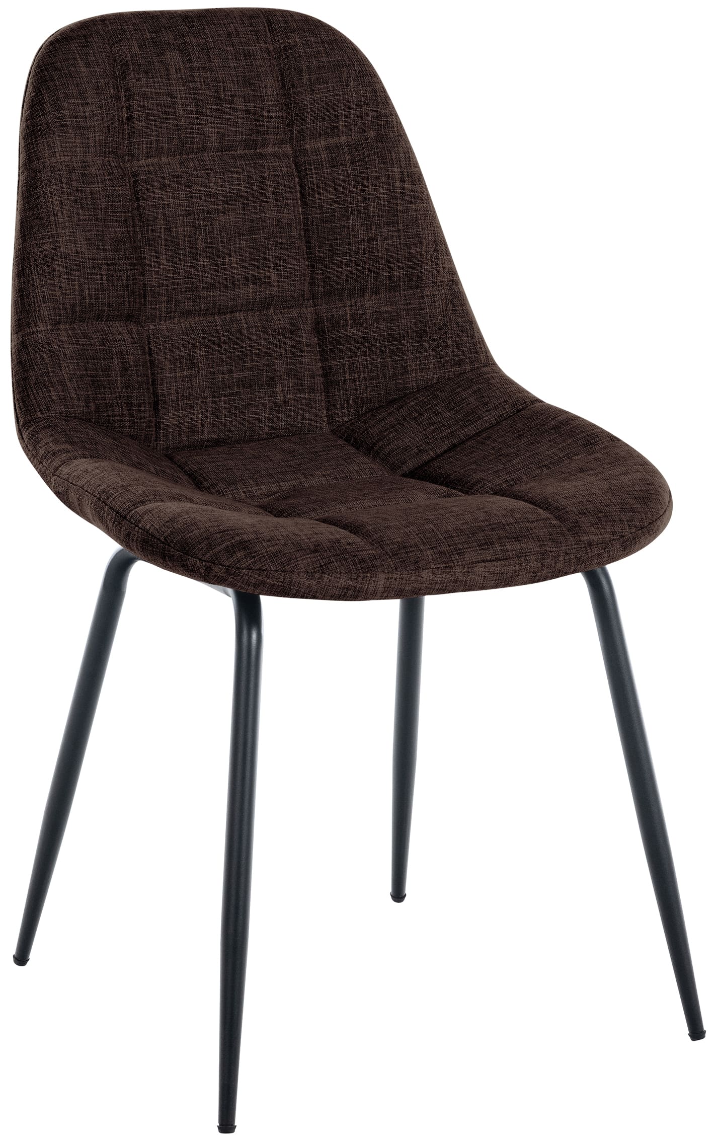 Silla de comedor Tom en tela o polipiel