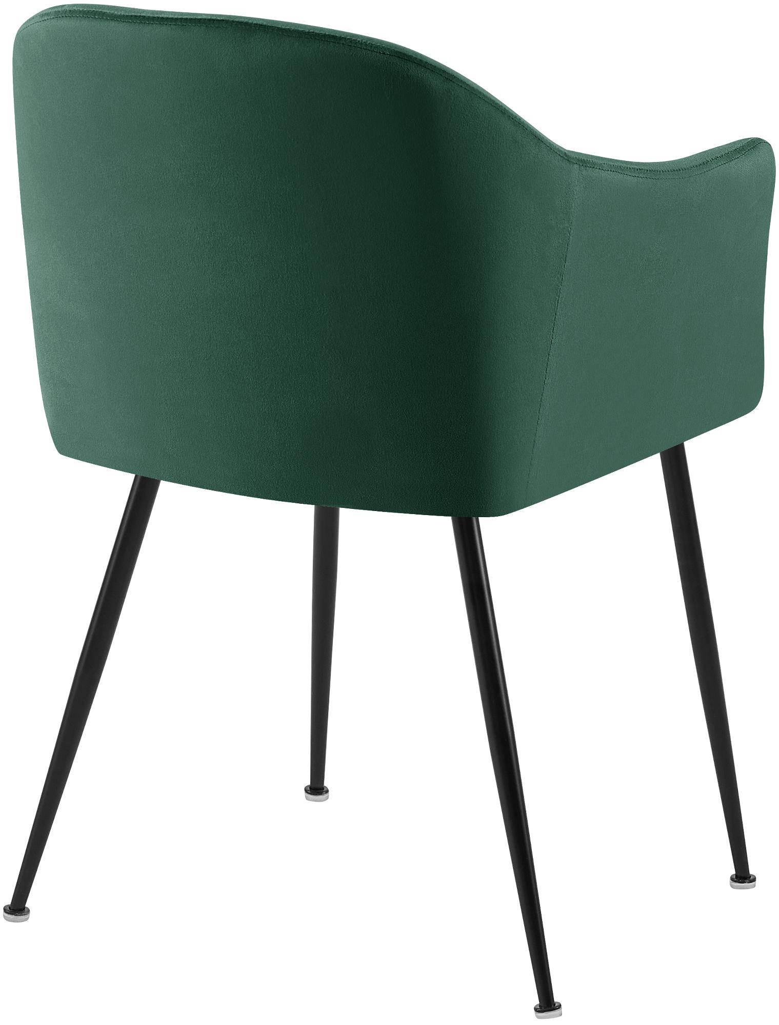 Silla de comedor de terciopelo Jaysie