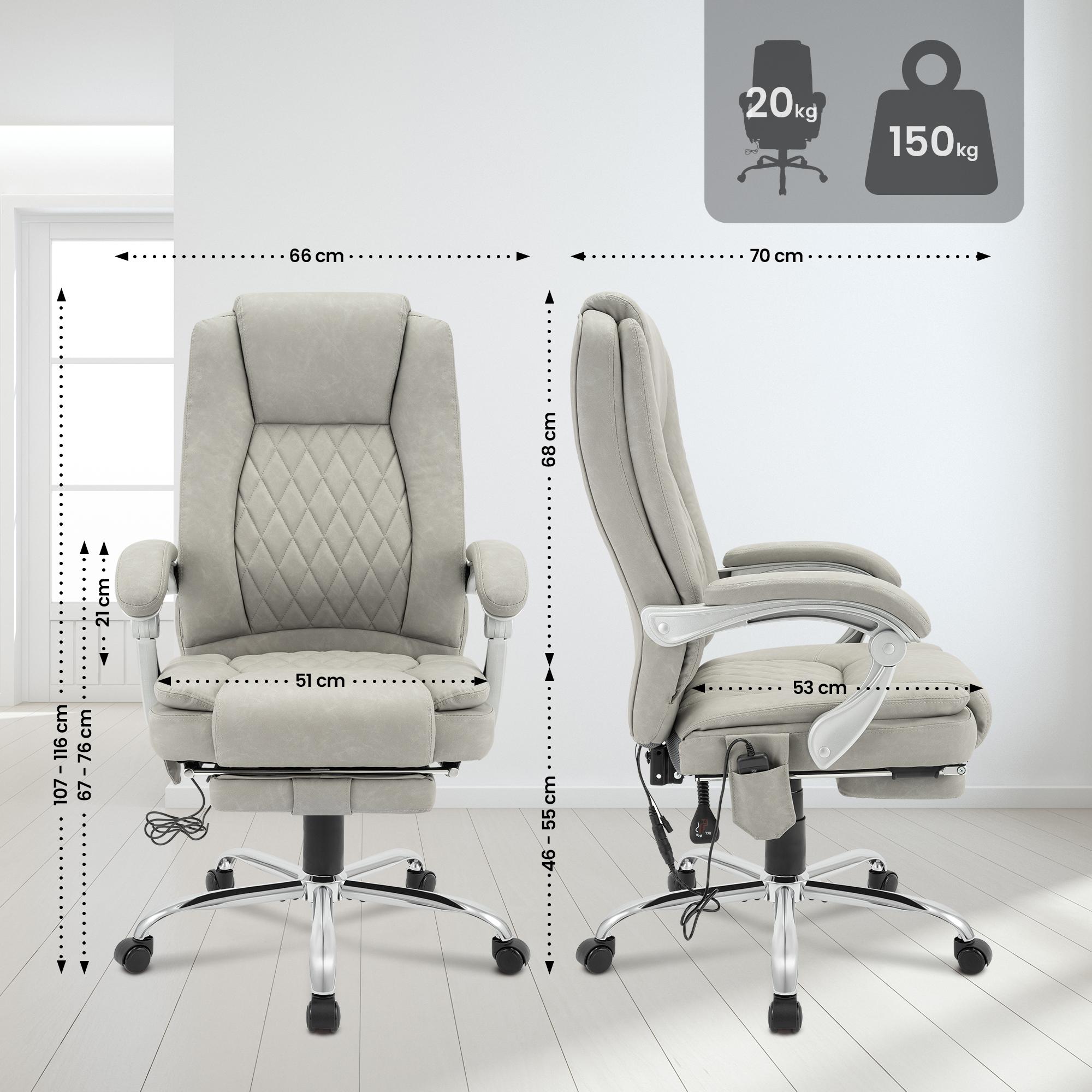 Silla de oficina Rubia con función de masaje