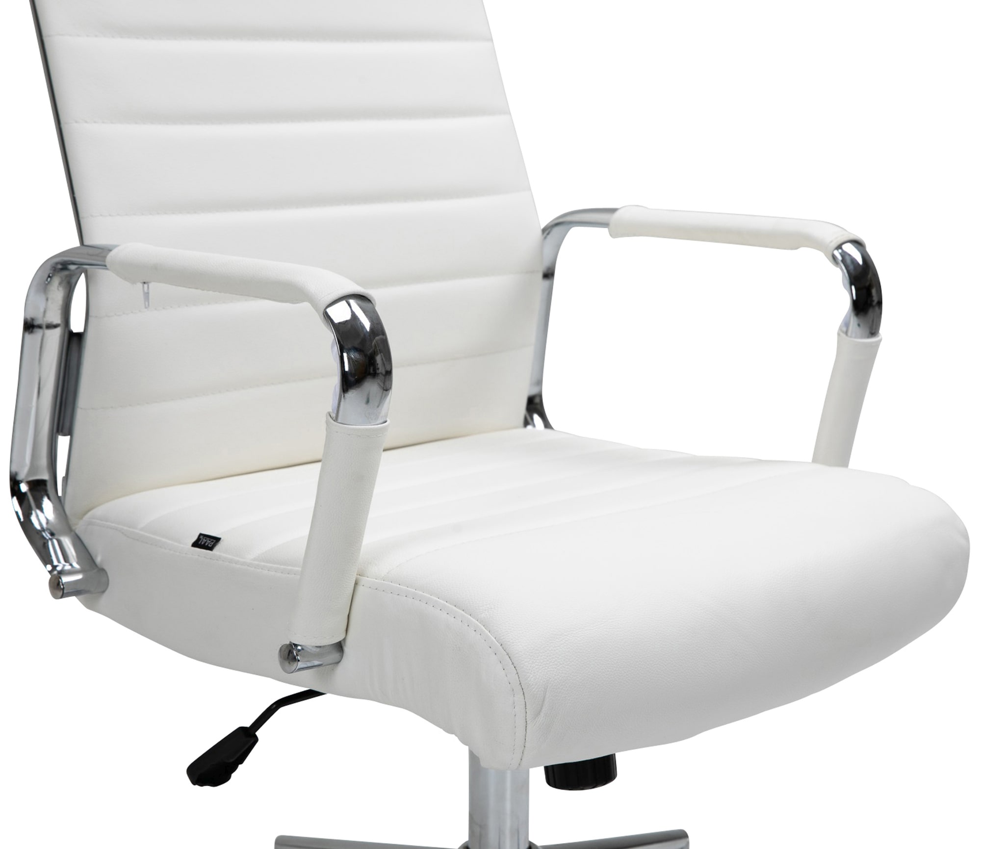 Silla de oficina Kolumbus de cuero auténtico
