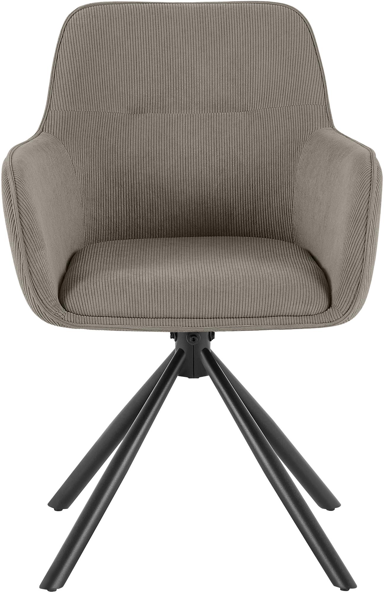 Silla de comedor Tipton de pana