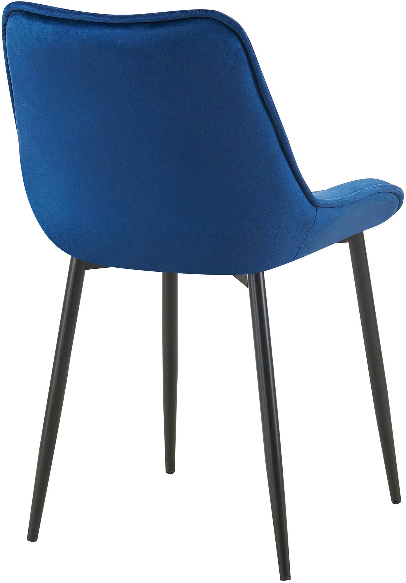 Lote de 2 sillas de comedor Terciopelo Wallace