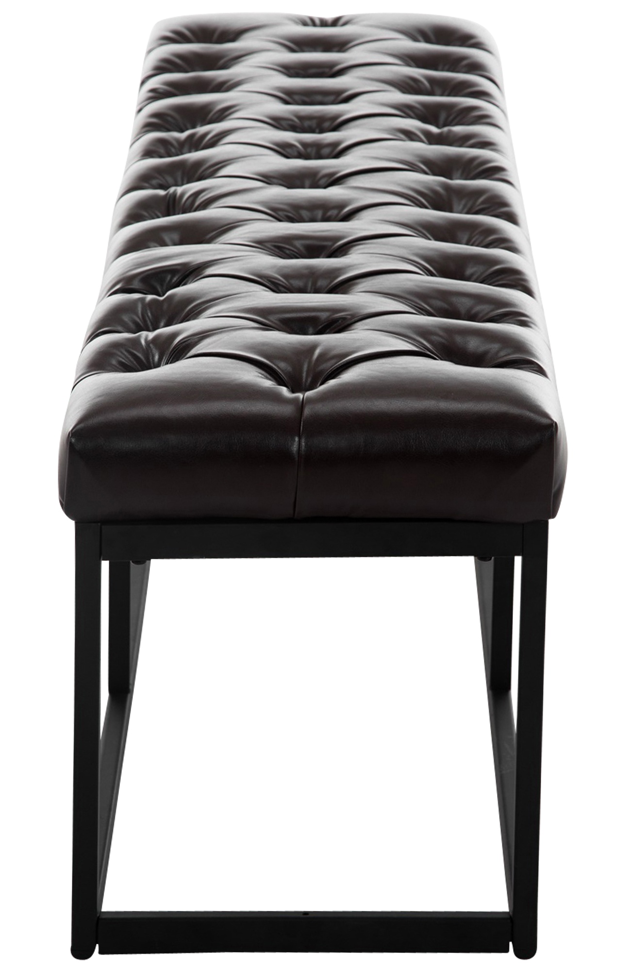 Taburete Pie de Cama Amun Con Base en Negro