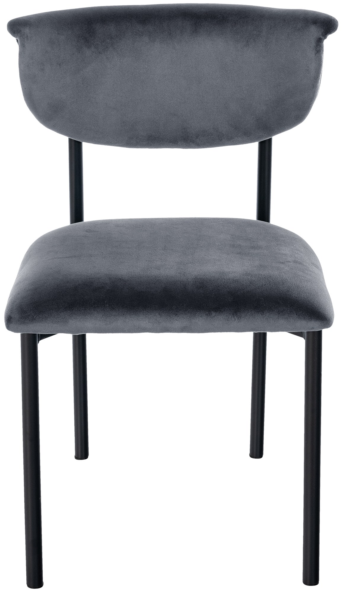 Juego de 2 sillas de comedor Gambell terciopelo
