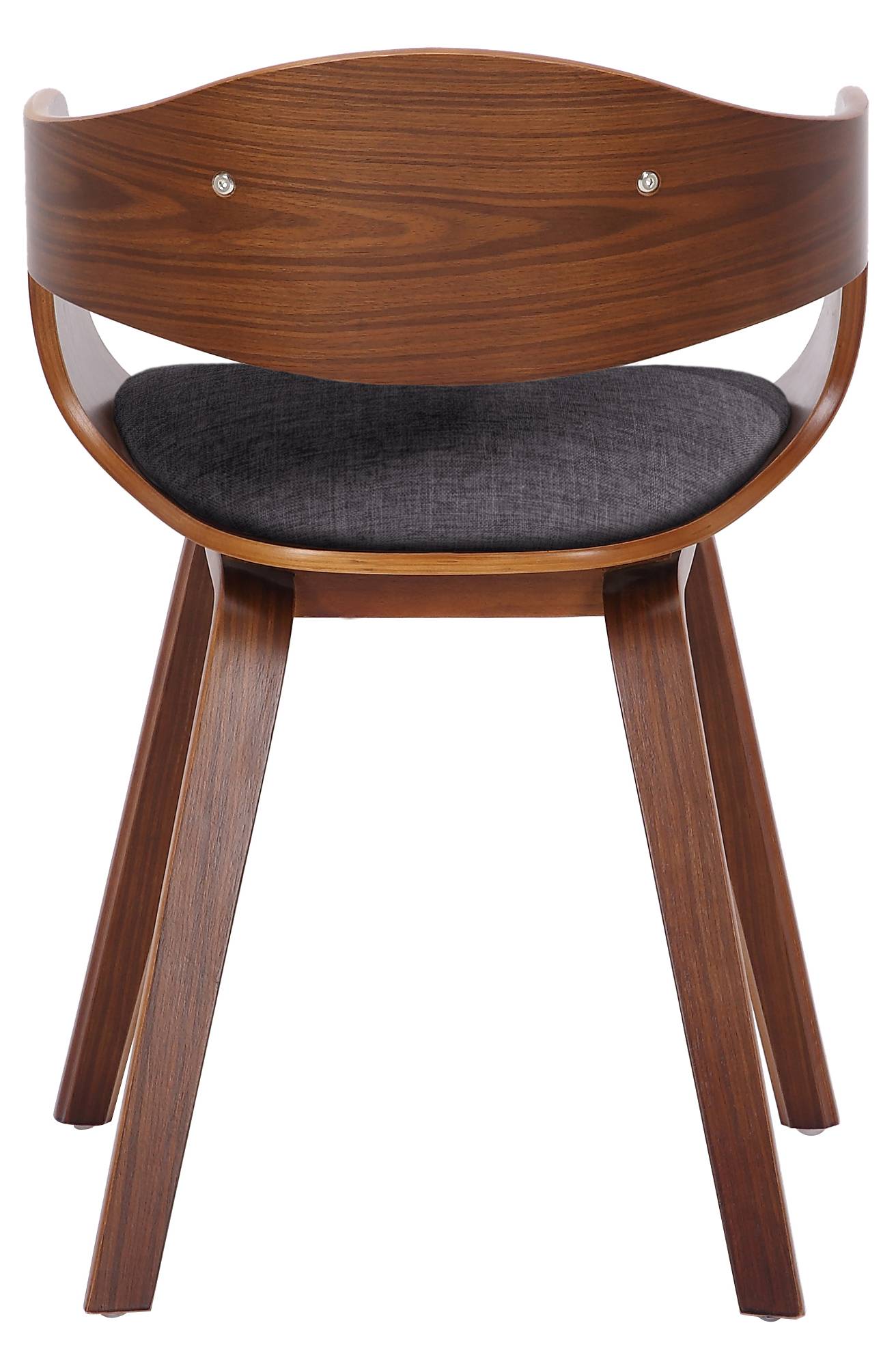 Set de 2 sillas de comedor Kingston de tela y madera