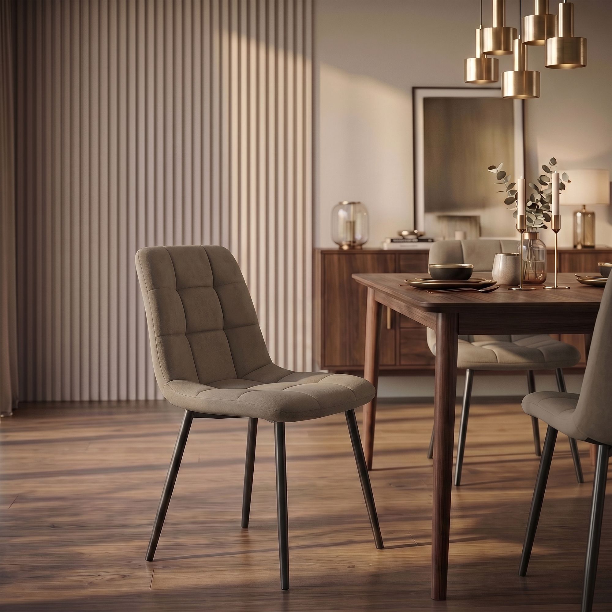 Pack de 4 sillas de comedor Tilde