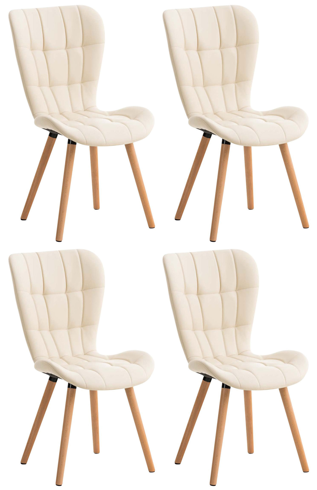 Juego de 4 silla de comedor Elda