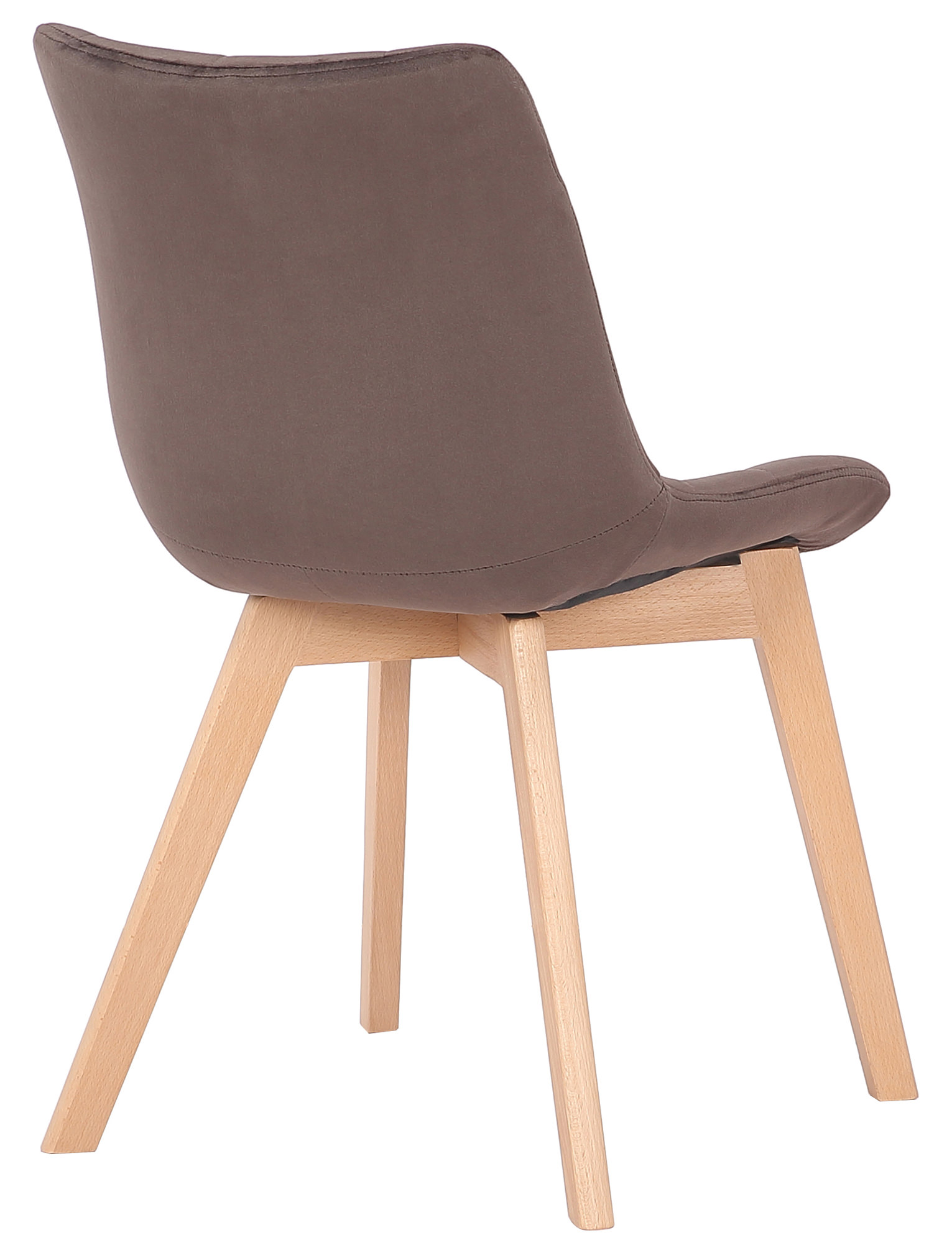 Silla de comedor Passaic en terciopelo