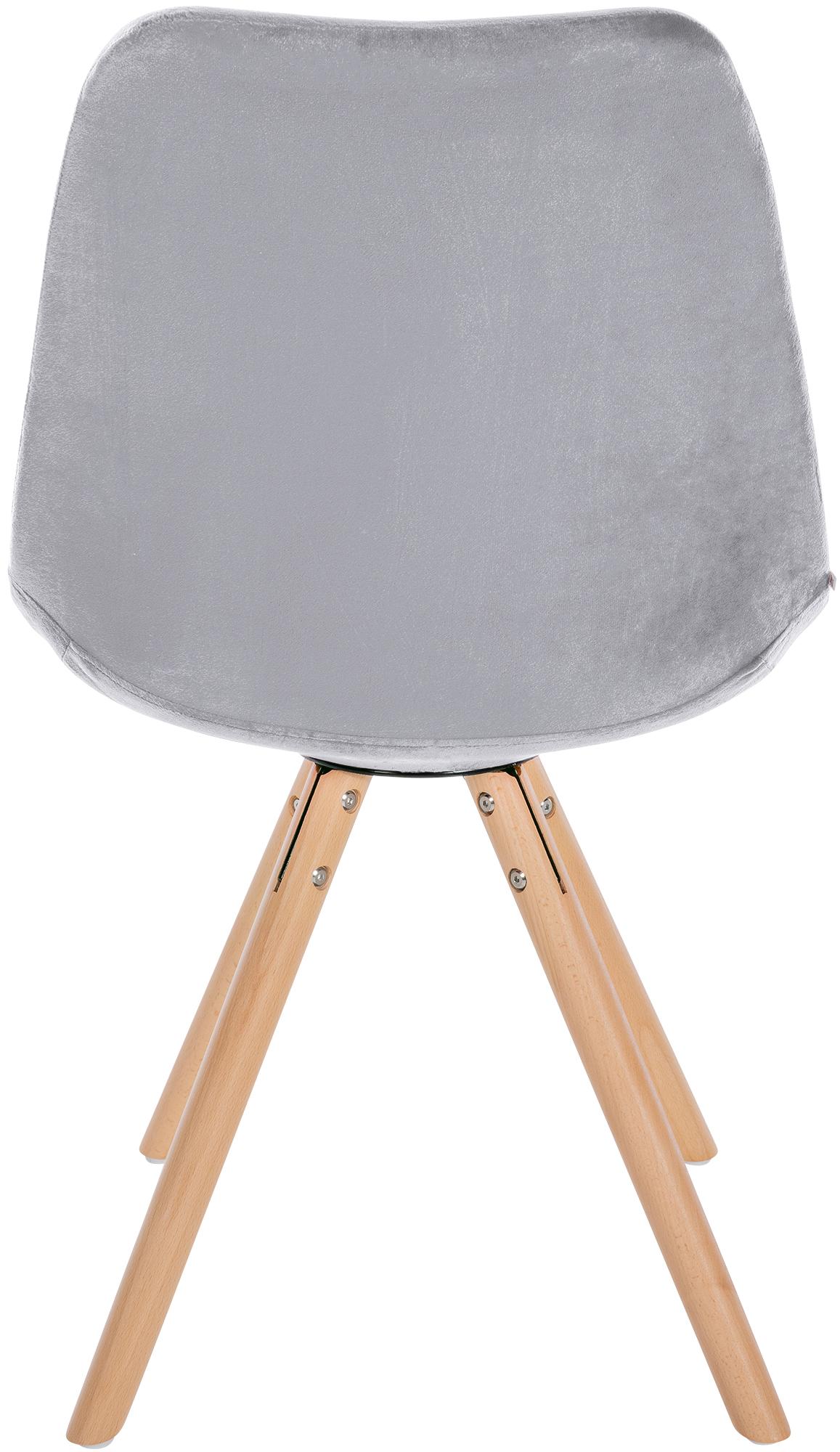 Pack de 4 sillas de salón Sofia en terciopelo