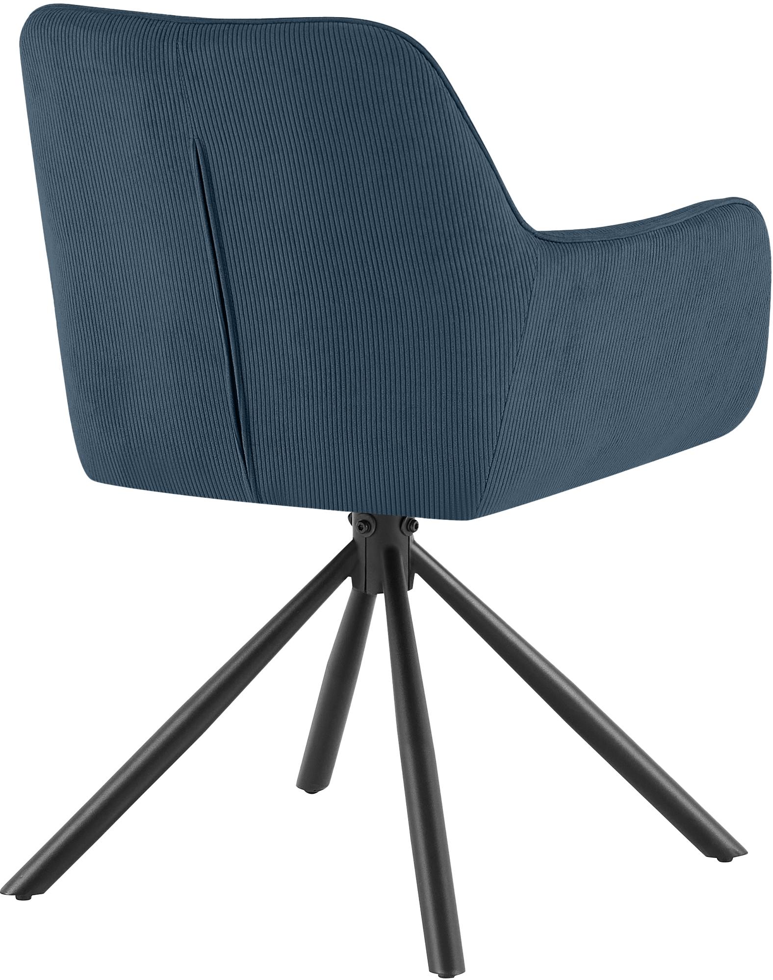 Silla de comedor Tipton de pana