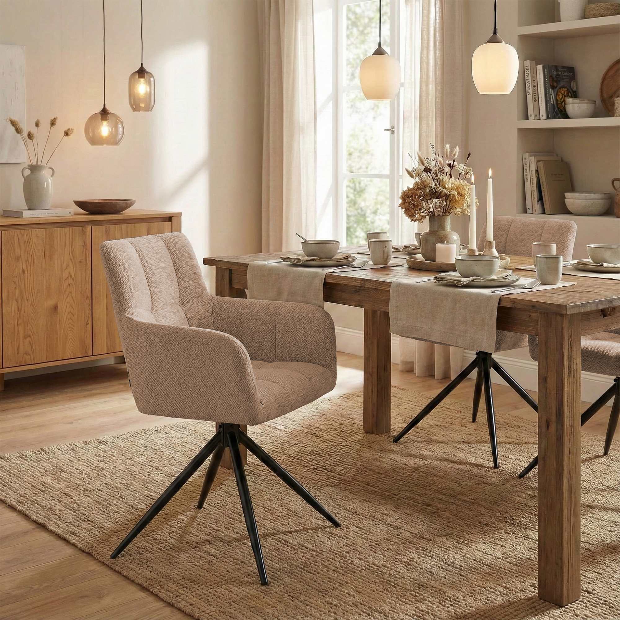 Silla de comedor Jonah Tela