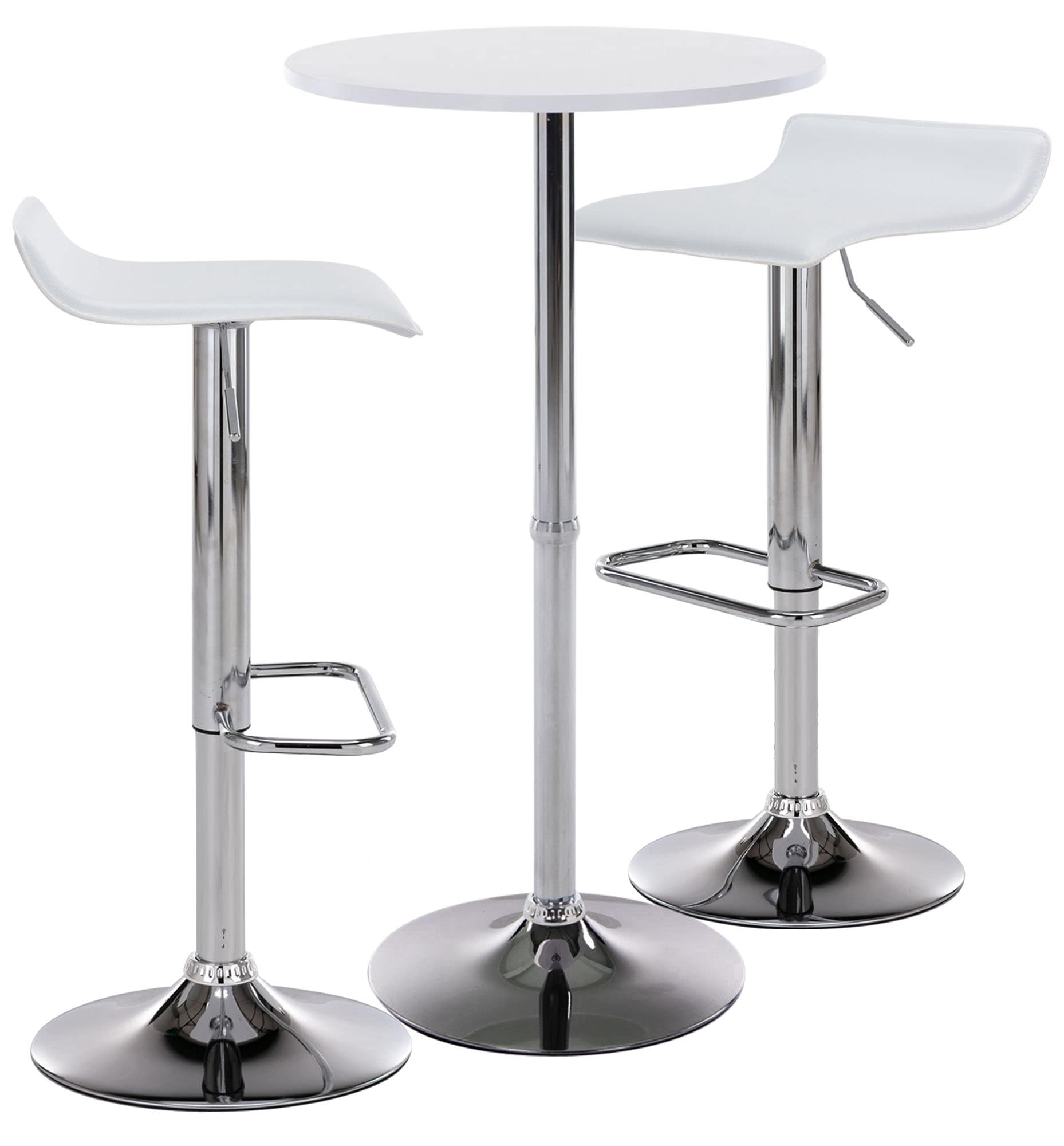 Set de mesa & 2 Taburetes de bar Esberg