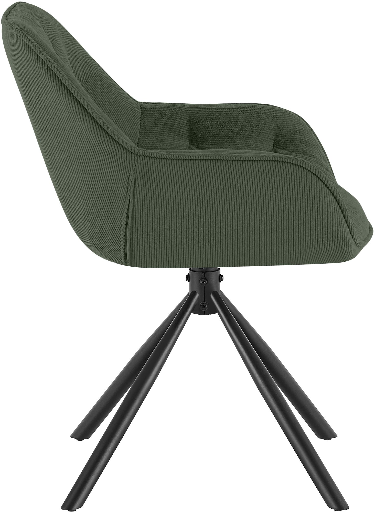 Silla de comedor Rimio de pana