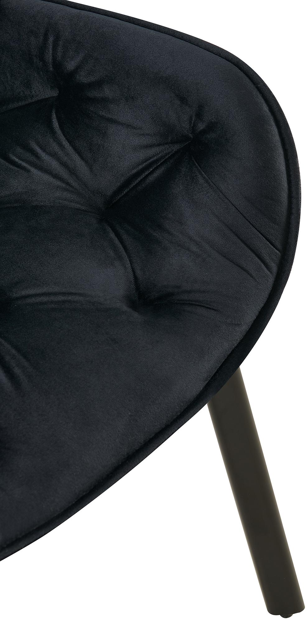 Juego de 2 Sillas de Comedor Antigo Giratorias de Terciopelo