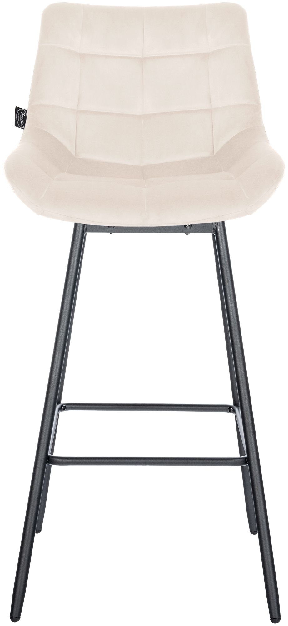 Taburete de Bar Weston Giratorio 180 grados | Taburete Alto con Respaldo y Asiento Acolchado