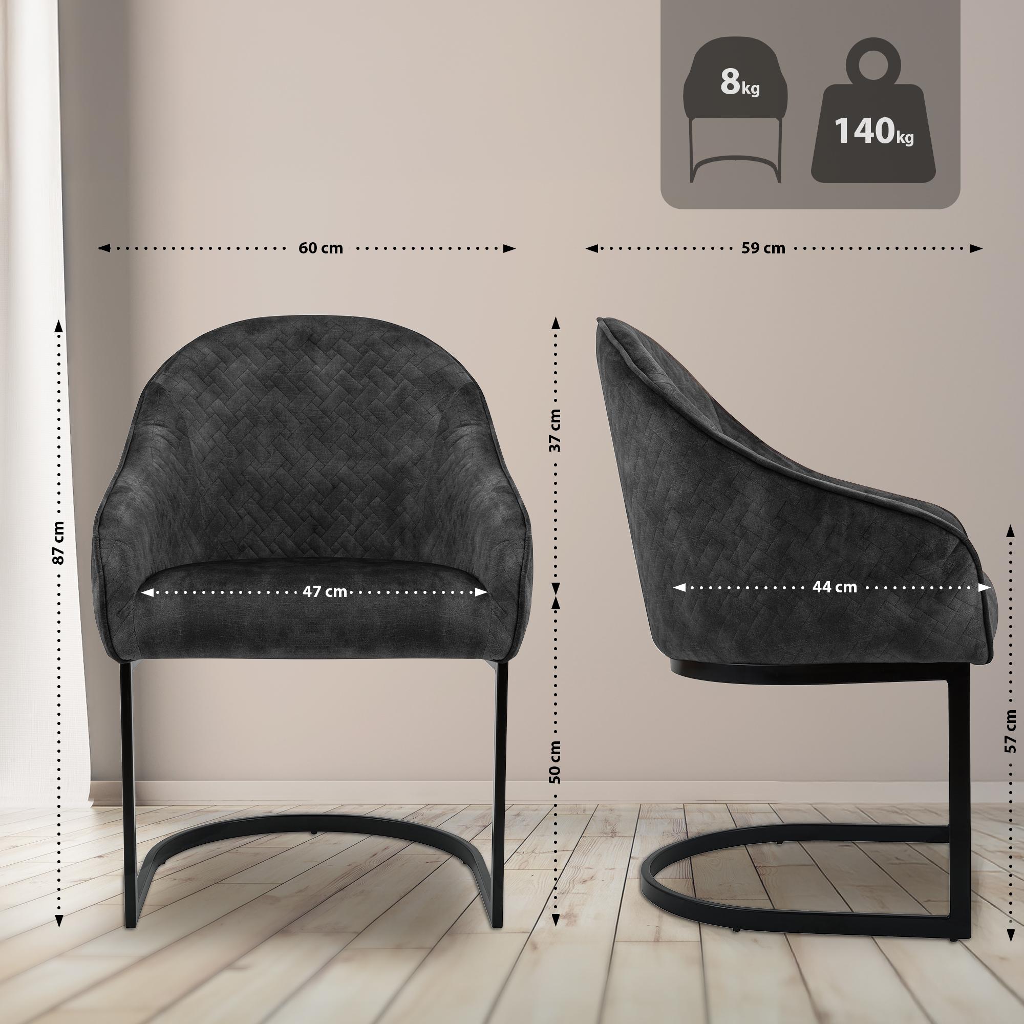 Silla de Comedor Jarik Terciopelo