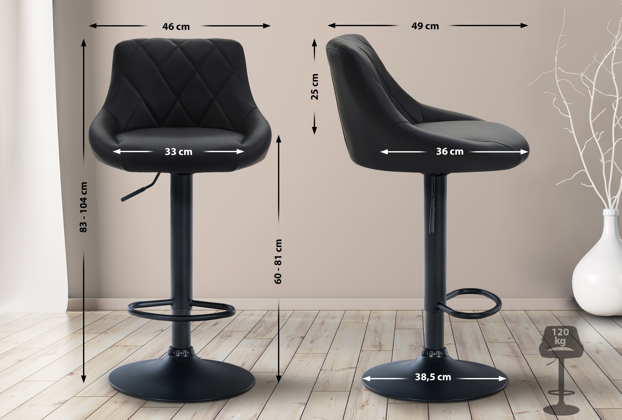 Taburete De Bar Lazio