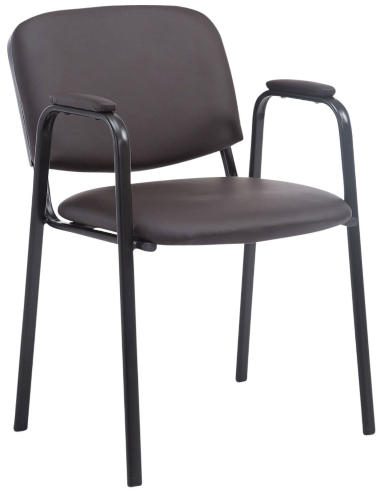 Set de 4 sillas apilables Ken Pro de piel sintética