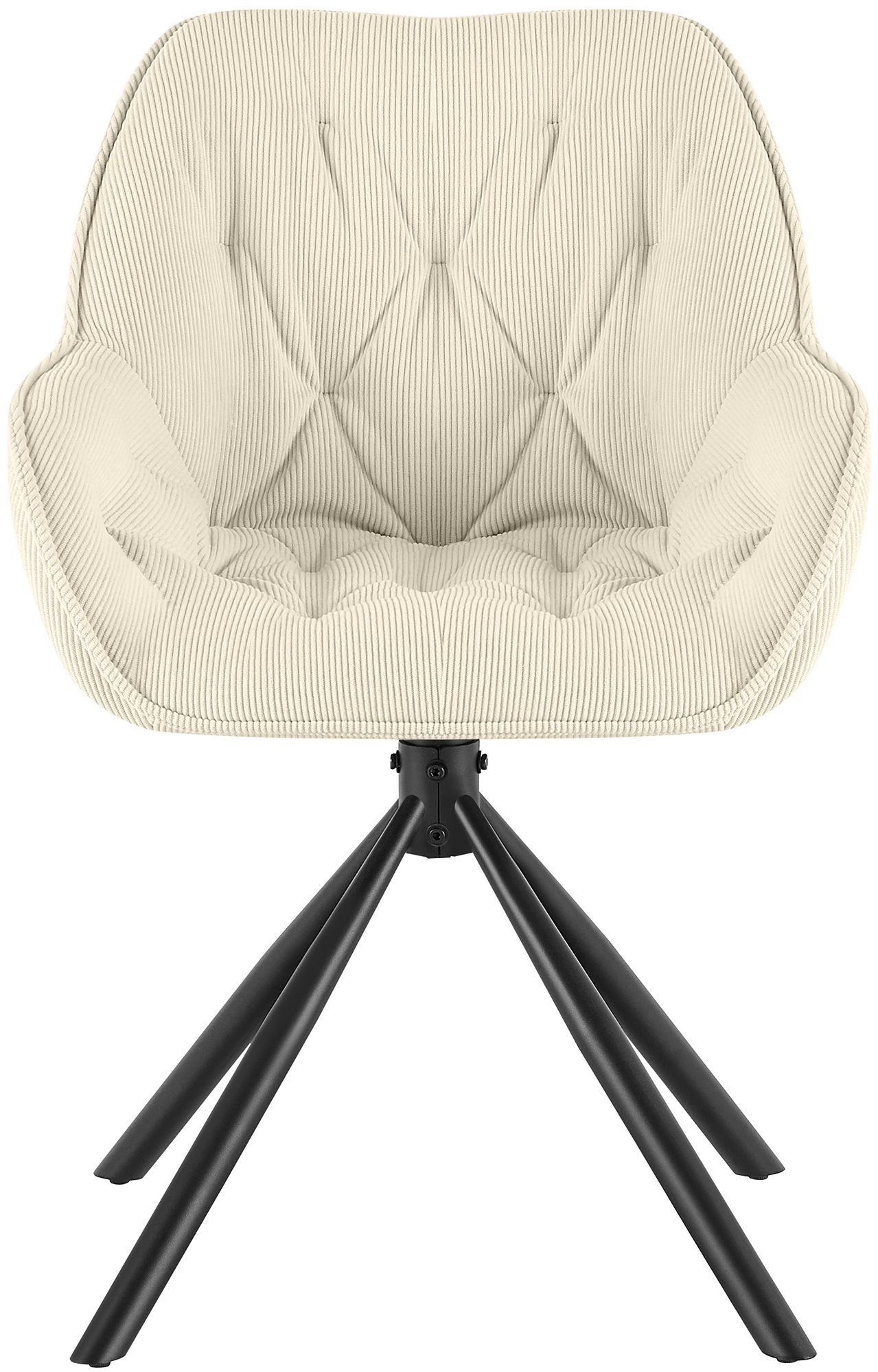 Silla de comedor Rimio de pana