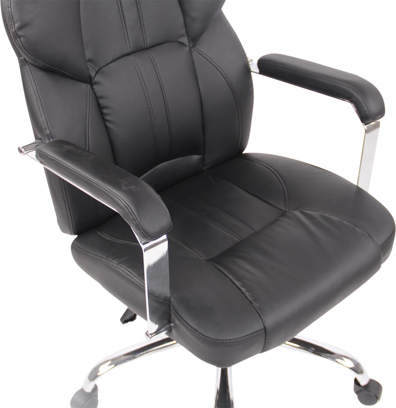Silla De Oficina Almelo Tapizada En Tela o Simil Cuero