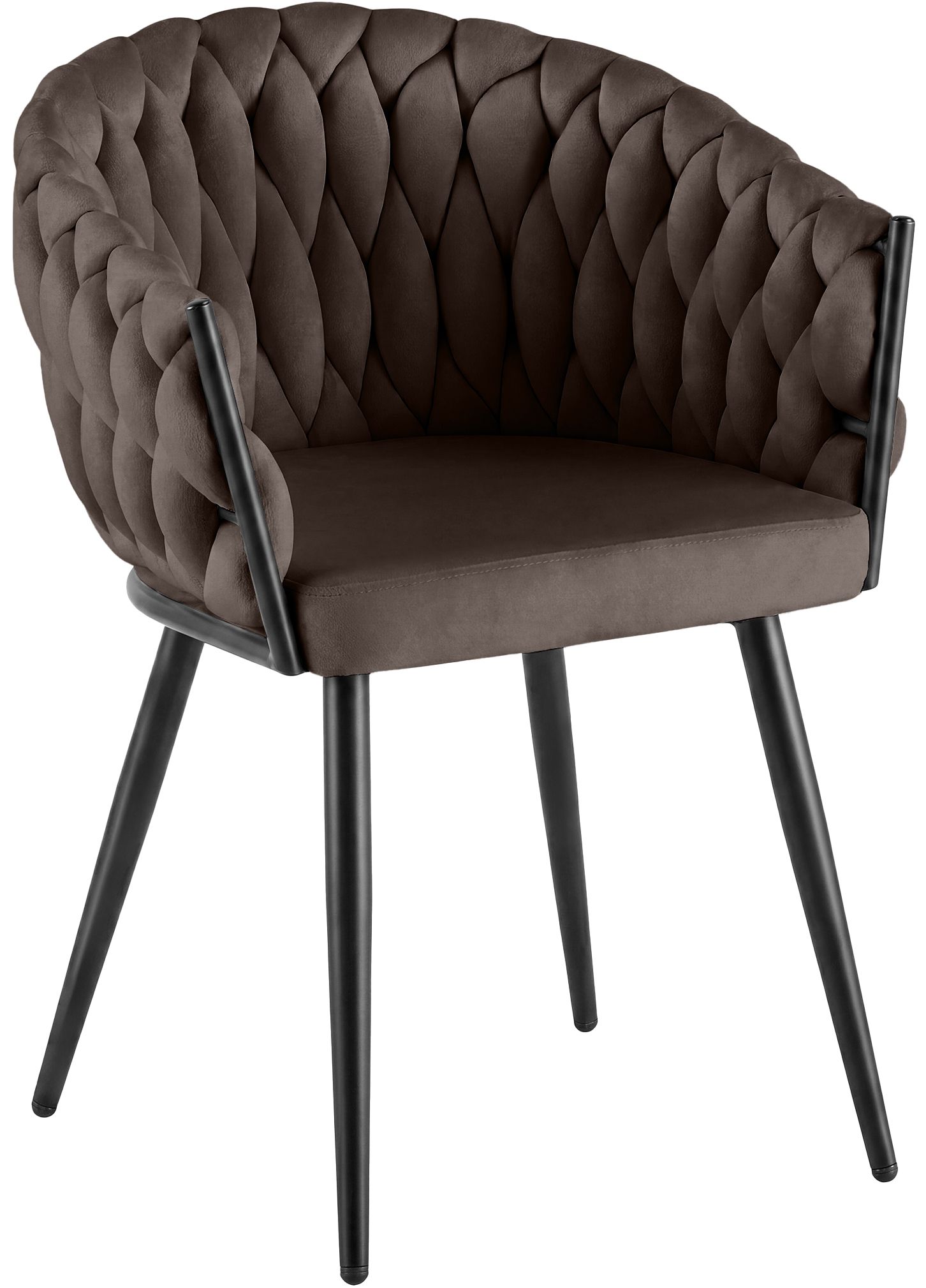 Silla de comedor Molise de terciopelo elegante y cómoda para tu hogar