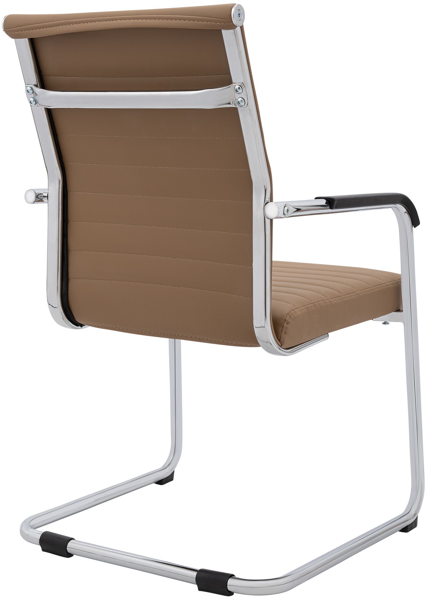 Silla cantilever Hakon en imitación de cuero elegante y cómoda para tu comedor o oficina