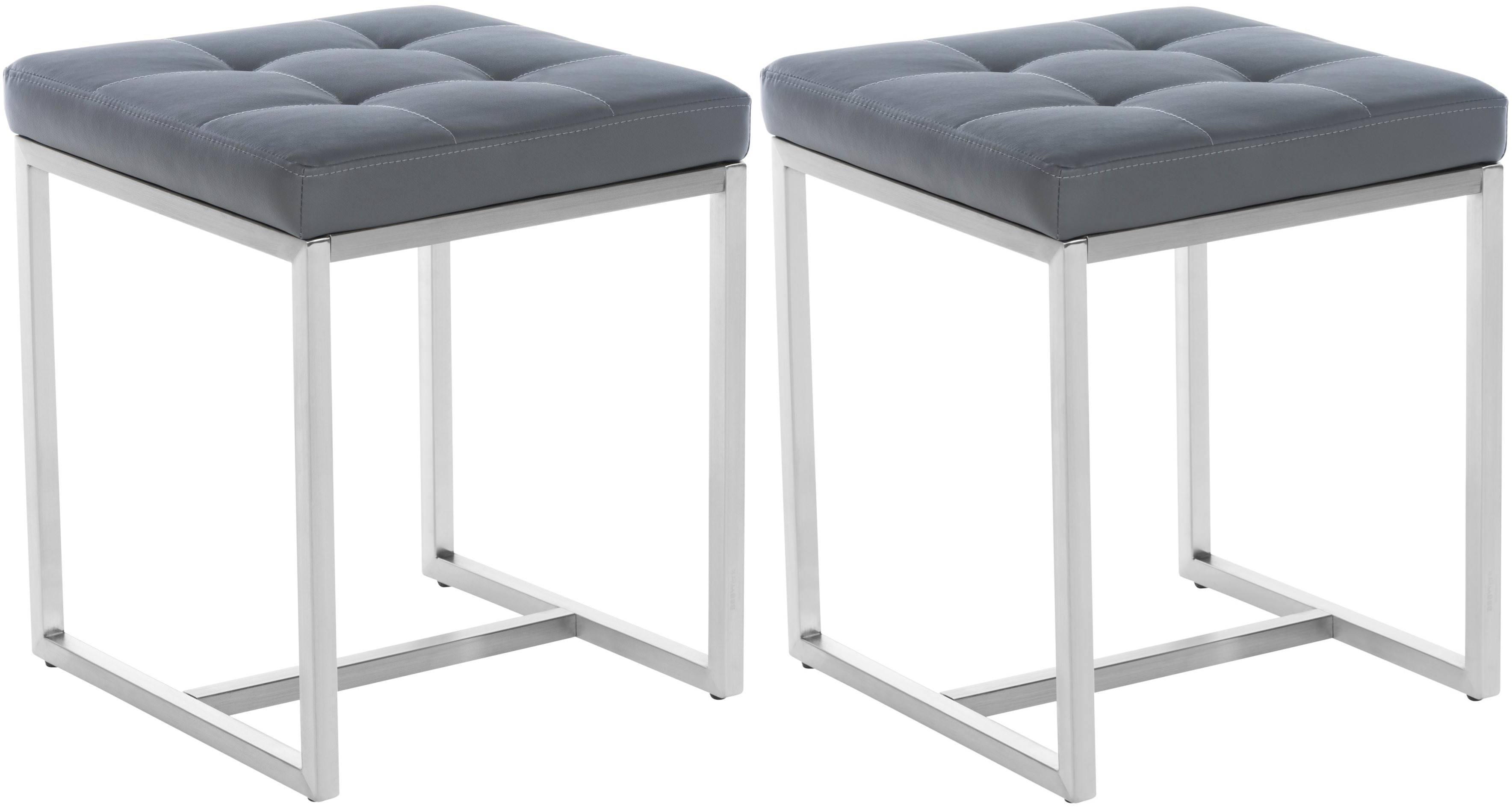 Set de 2 Taburetes Barci en polipiel