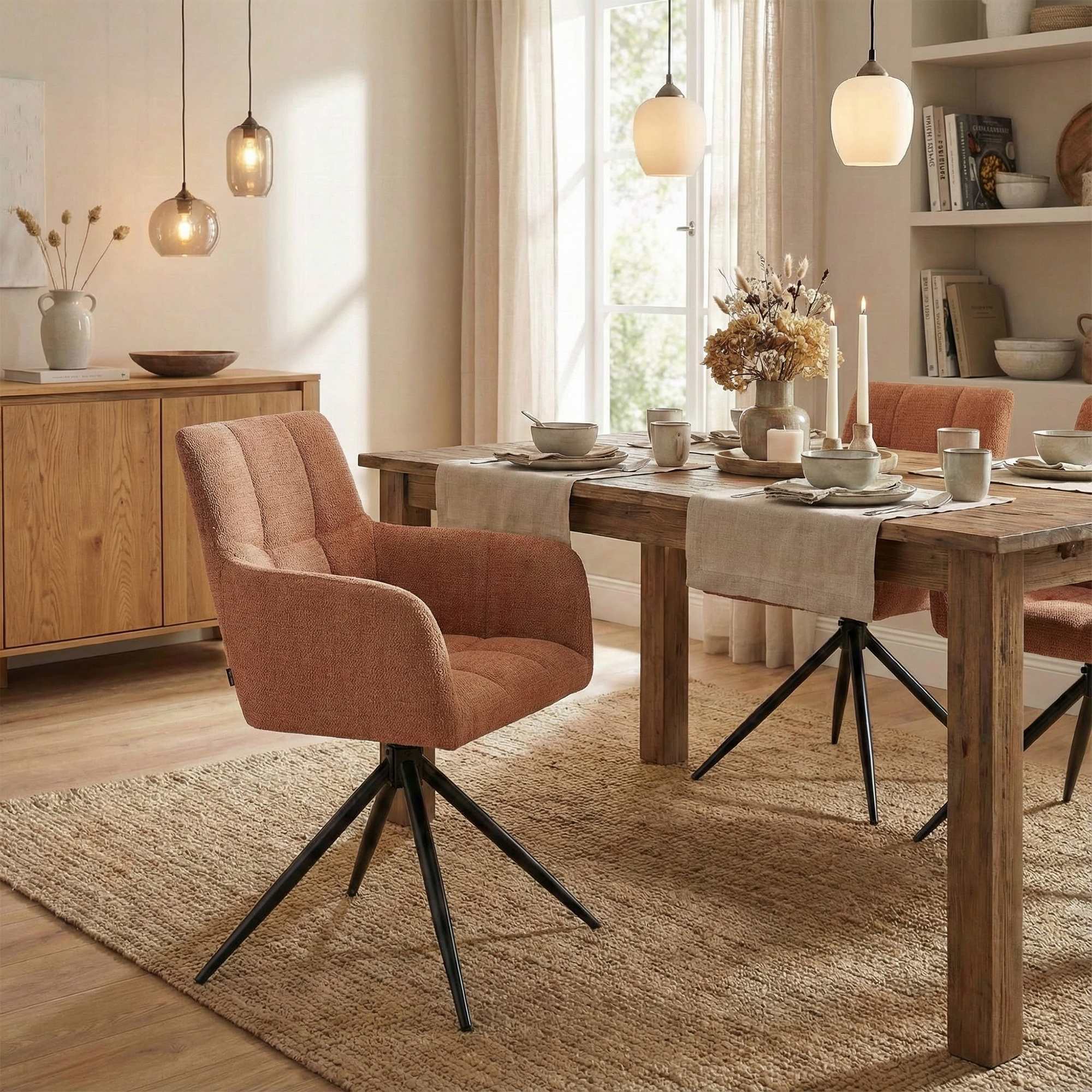 Silla de comedor Jonah Tela