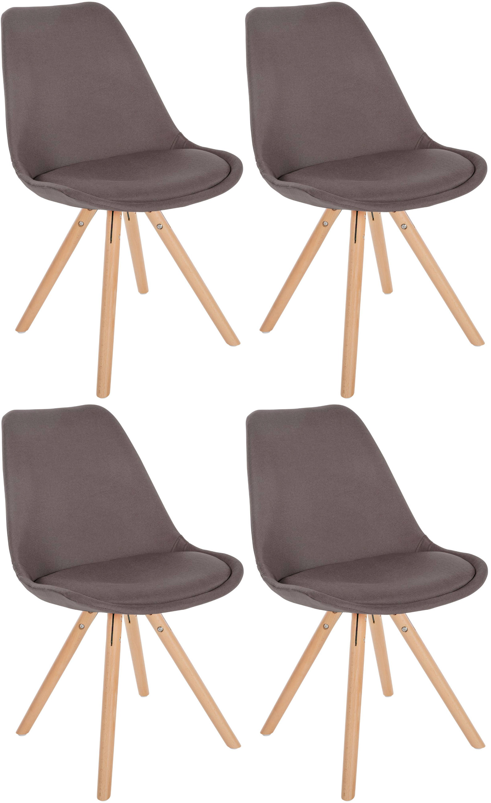 Set de 4 Butacas de salón Sofia en tela