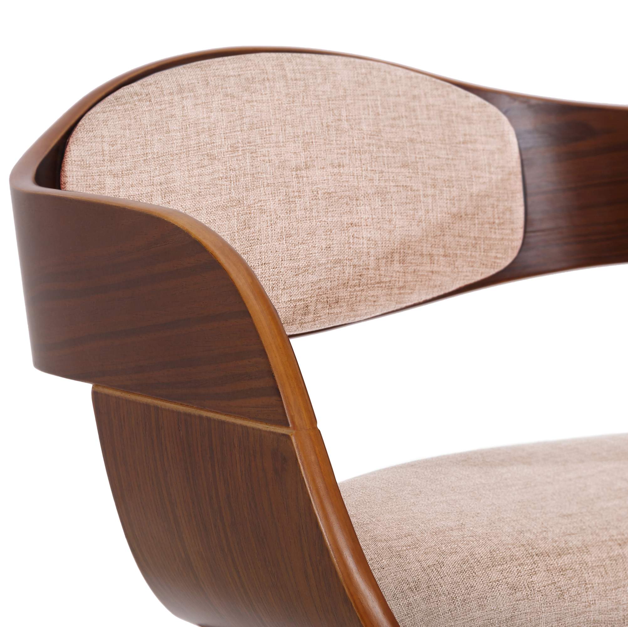 Set de 2 sillas de comedor Kingston de tela y madera
